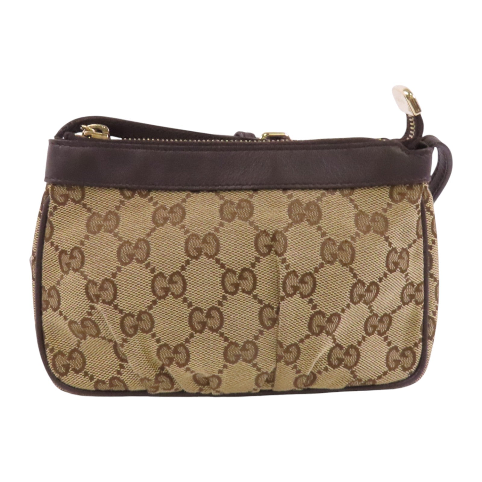 GUCCI GG帆布Mini Shoulder Bag金扣肩背袋