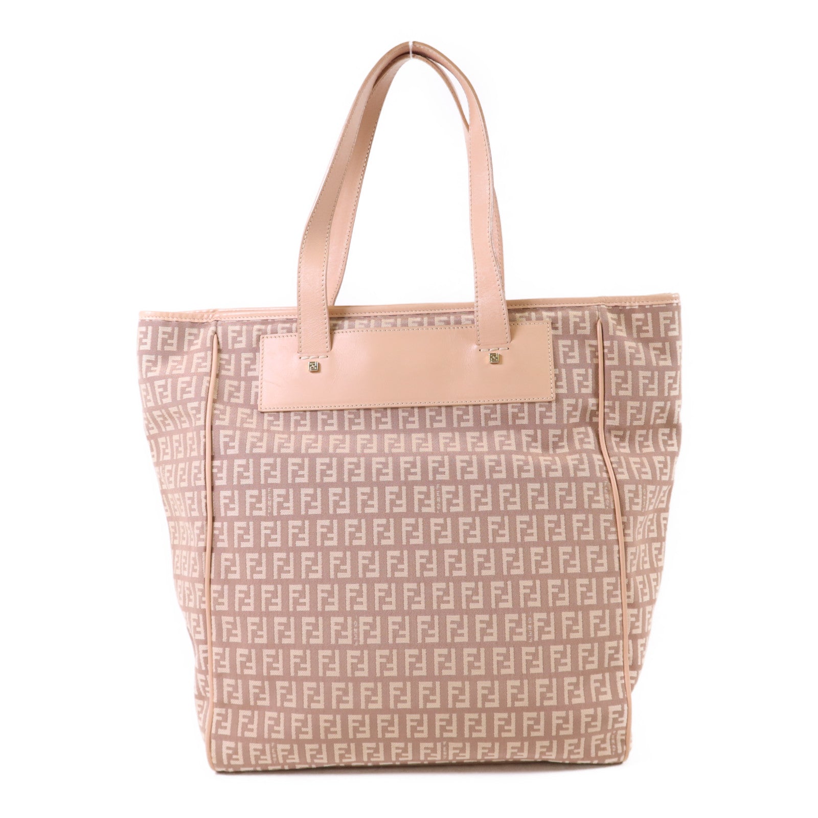 FENDI 帆布Tote Bag金扣手挽袋