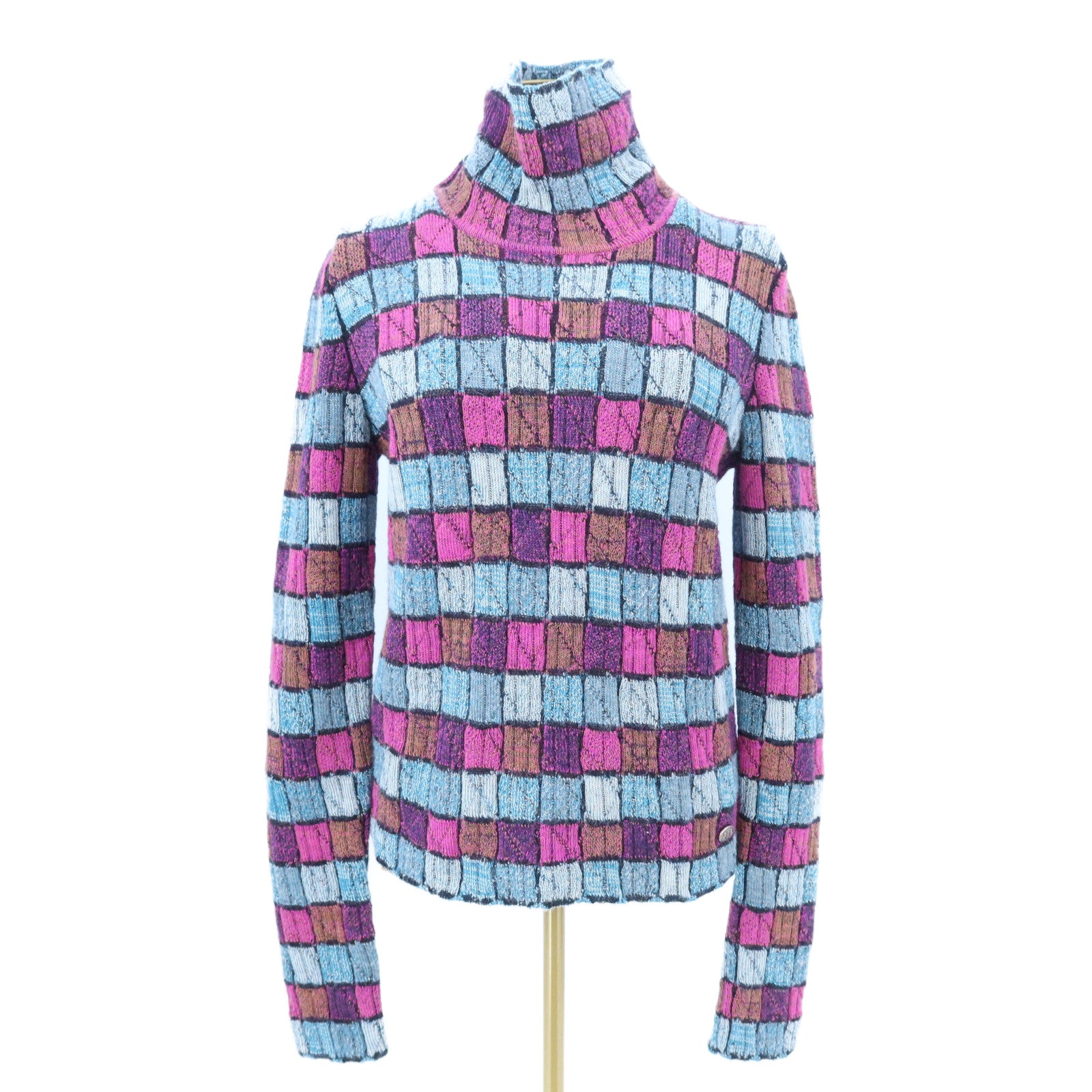 CHANEL Alpaca/Wool Knitting Sweater針織