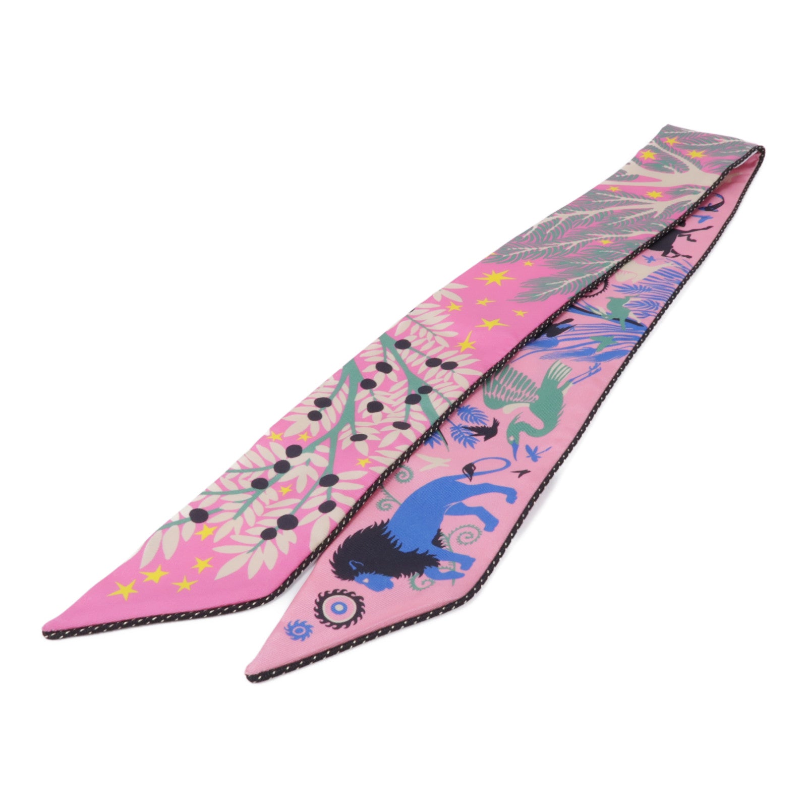 HERMES 絲質Twilly絲巾