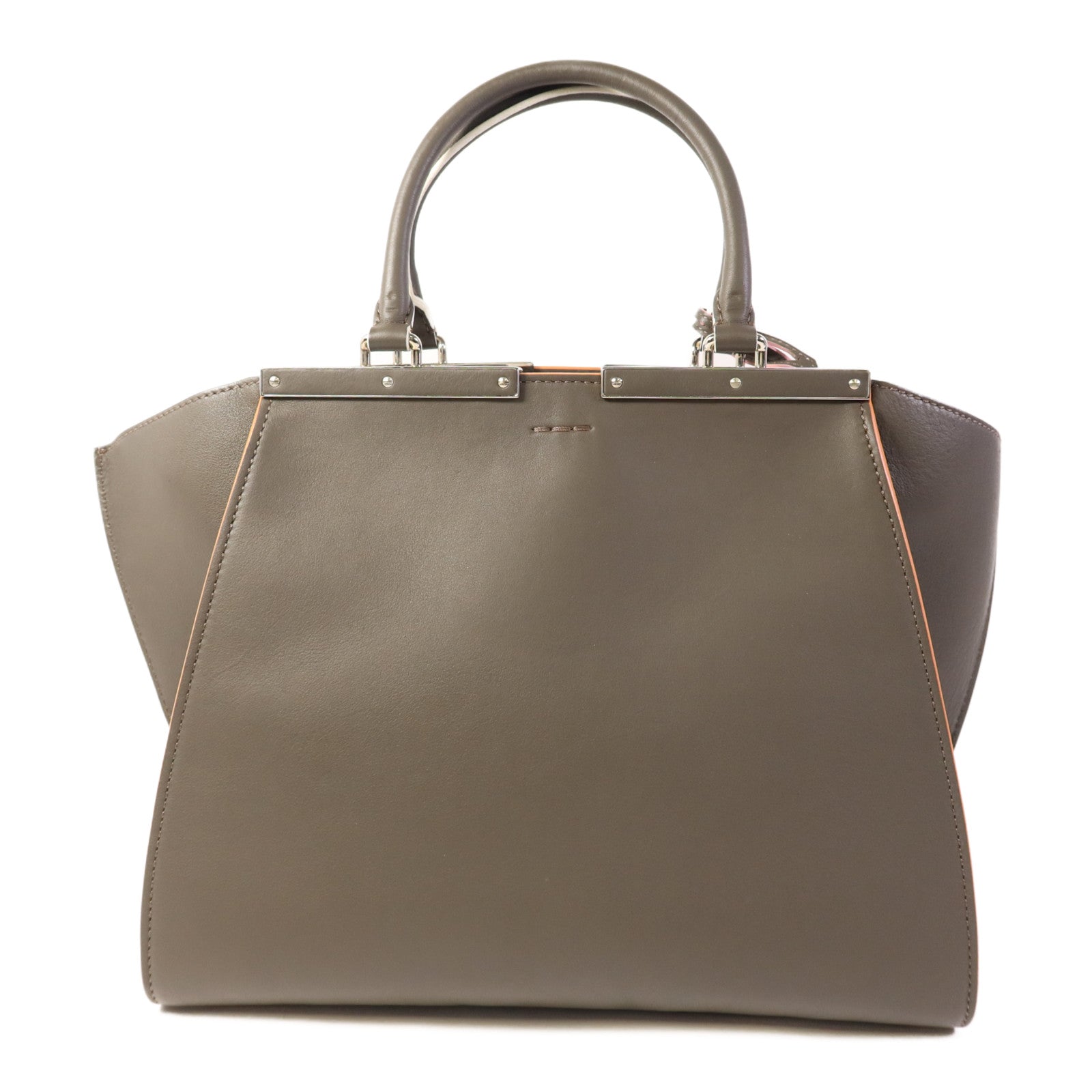 FENDI 牛皮皮革3 Jours銀扣手挽肩背兩用袋