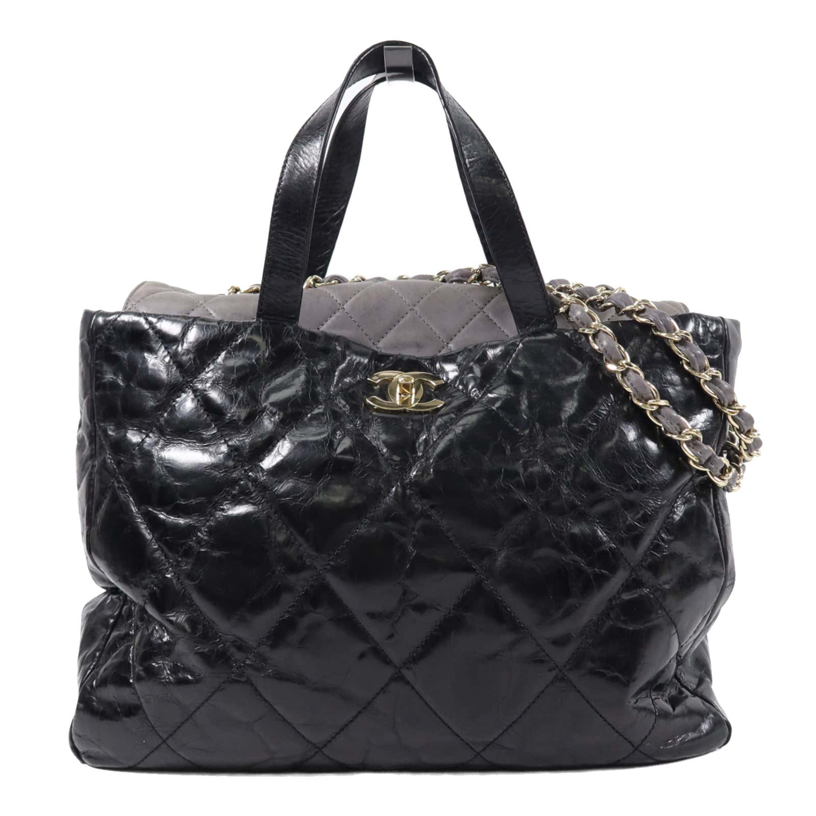 CHANEL 牛皮皮革2way Shoulder bag手挽肩背兩用袋