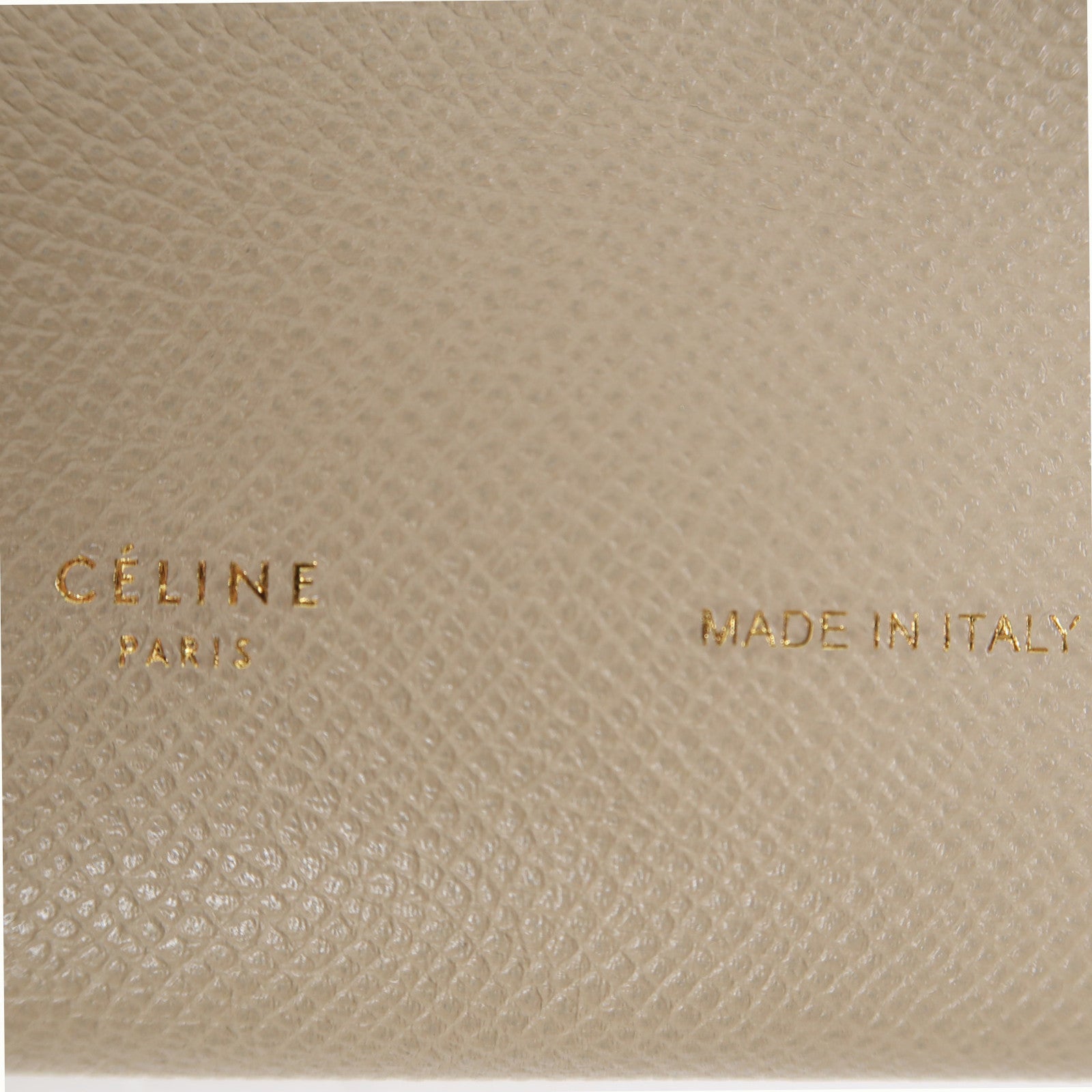 CELINE 【激減優惠】牛皮皮革Long Wallet金扣長錢包啡色/紅色