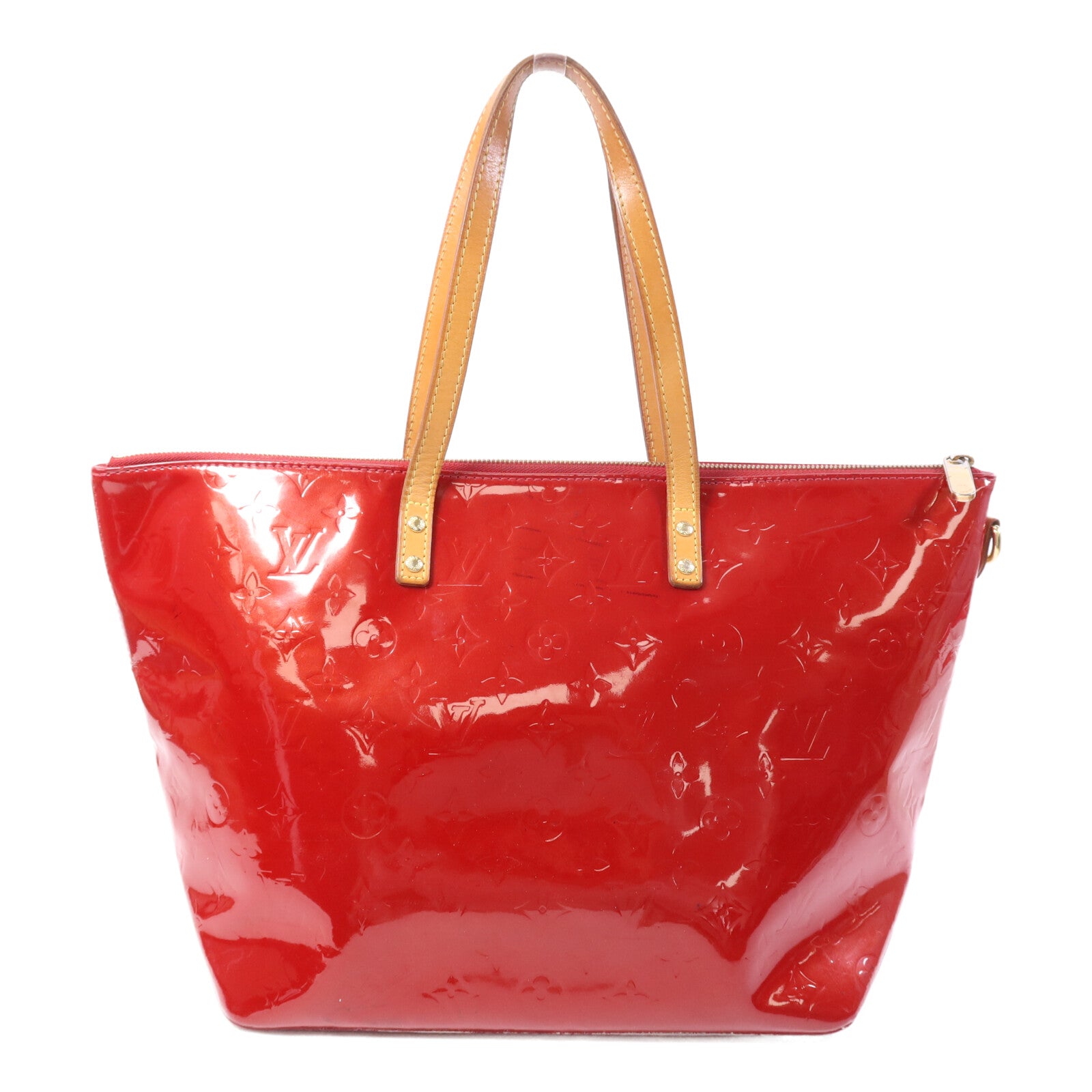 LOUIS VUITTON 【激減優惠】Monogram Vernis Bellevue GM金扣手挽袋