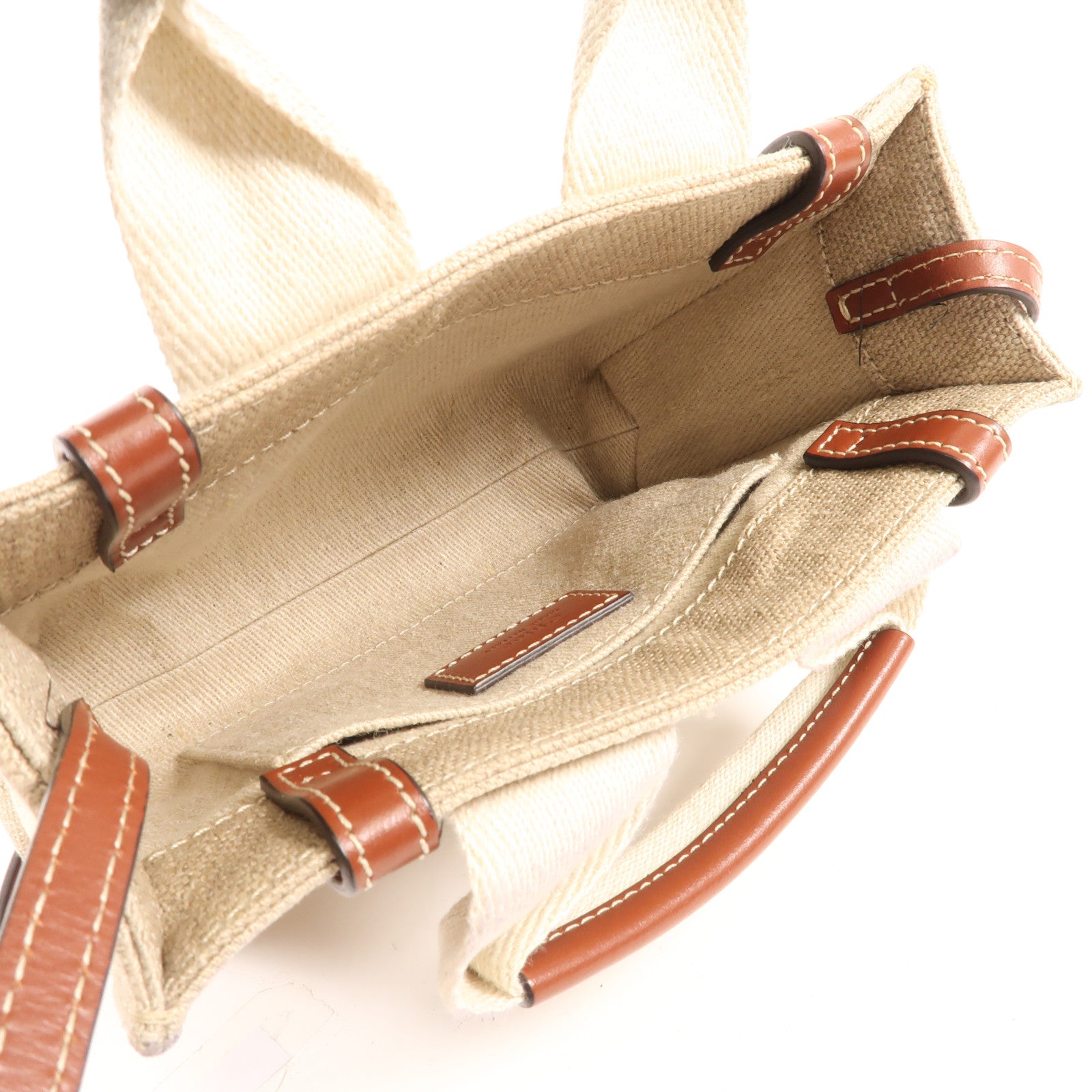 Chloe 帆布Mini Woody Tote手挽肩背兩用袋