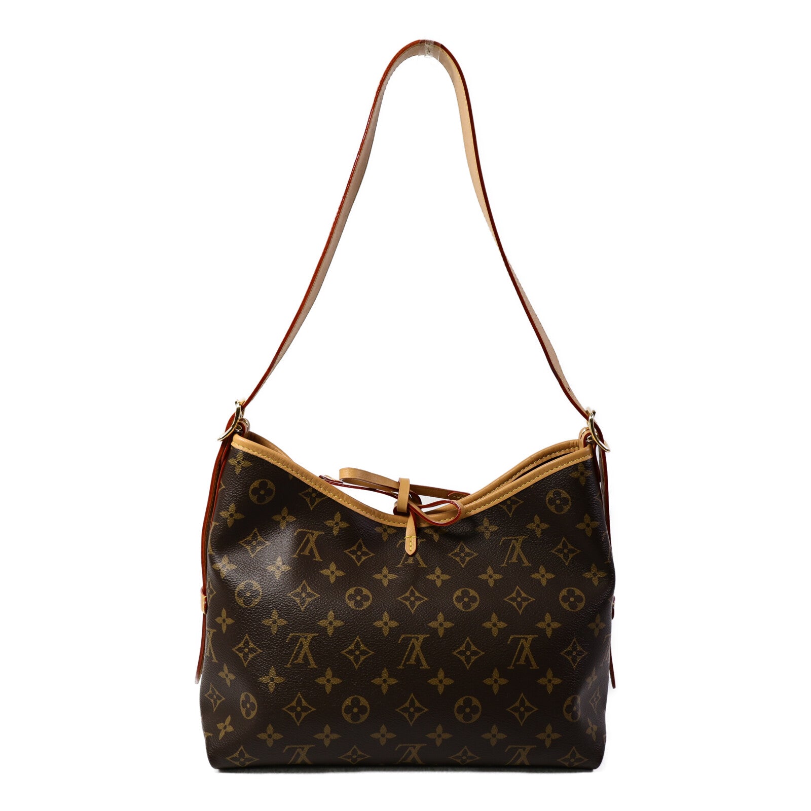 LOUIS VUITTON Monogram CarryAll PM金扣肩背袋