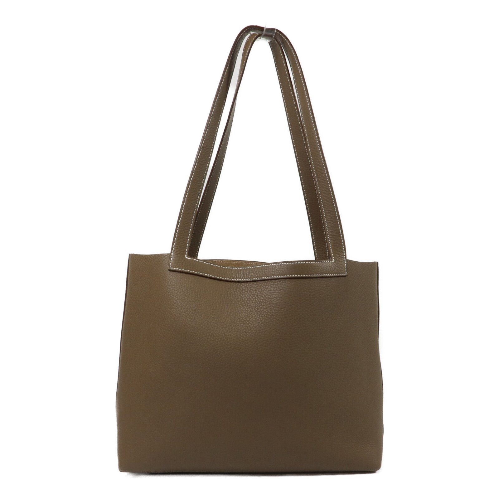 HERMES Clemence皮革Cabasellier 31肩背袋Etoupe