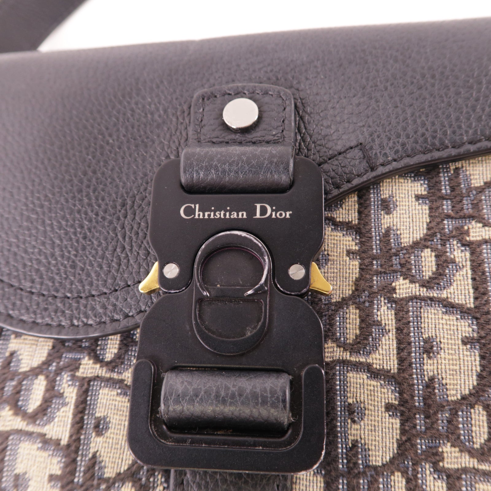 Dior 帆布Mini Saddle Messenger Bag肩背袋
