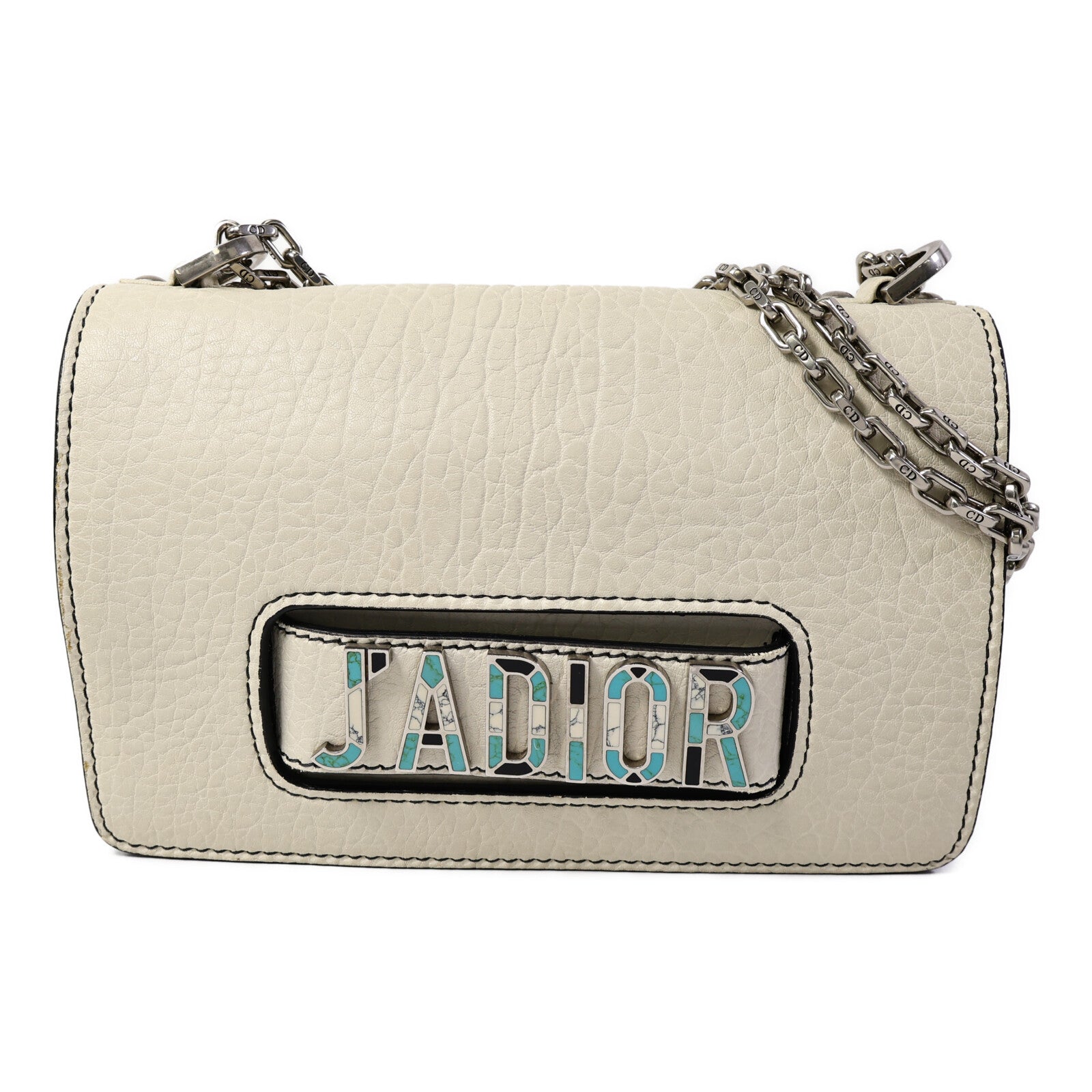 Dior 牛皮皮革Chain Shoulder Bag鏈帶肩背袋