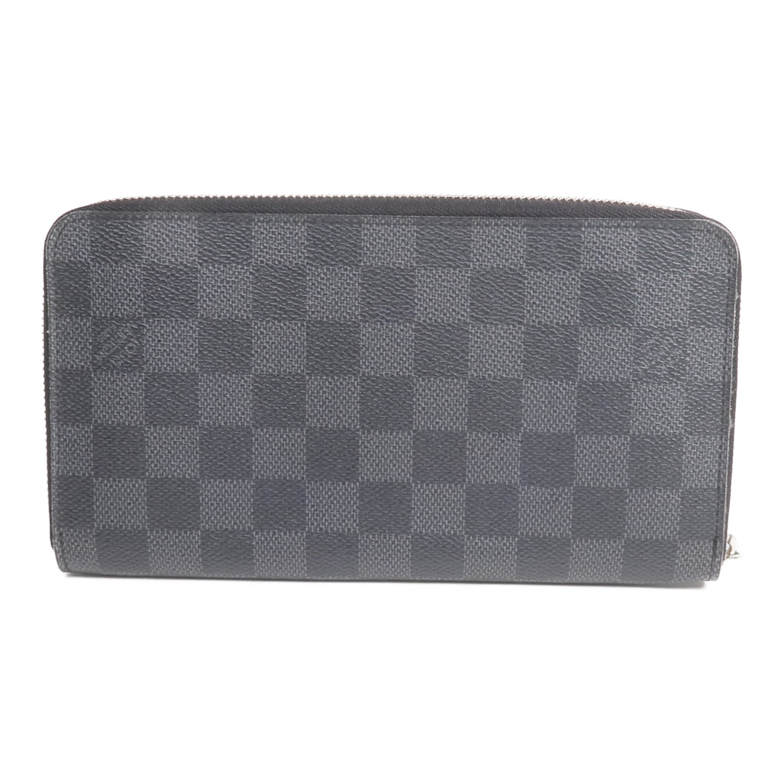 LOUIS VUITTON Damier Graphite Zippy Organizer銀扣長錢包