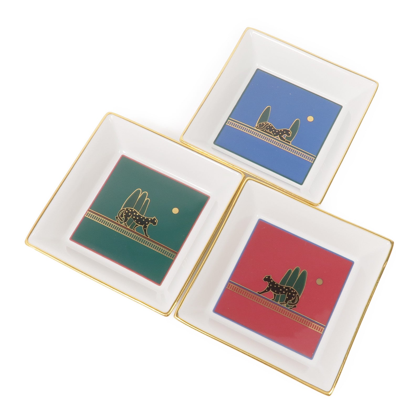CARTIER 瓷Panthère de Cartier Set of 3 Trays托盤
