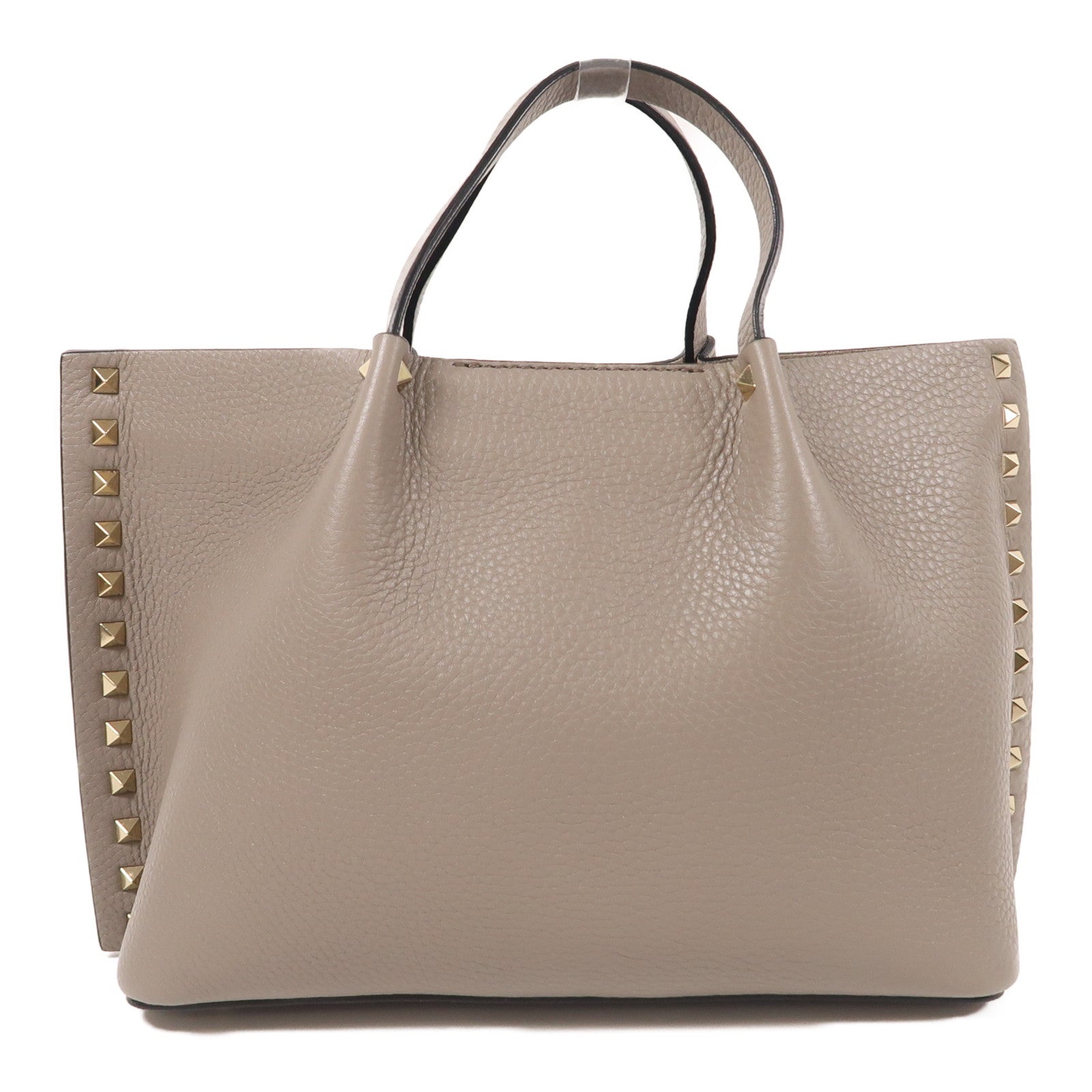 Valentino 牛皮皮革Rockstud金扣手挽肩背兩用袋