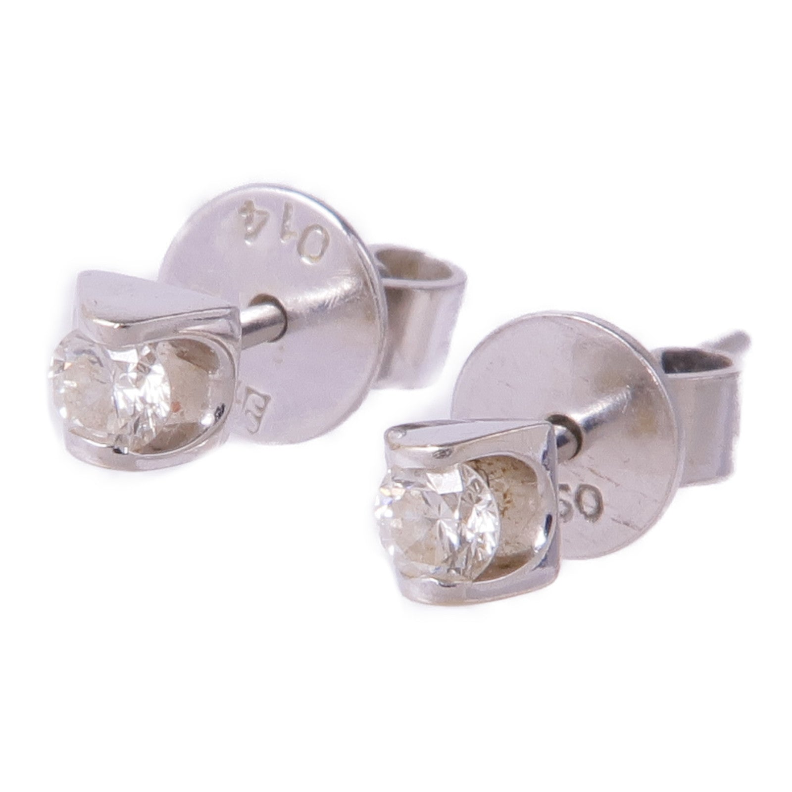 JEWELRY 18K白金Diamond Earrings鑽石耳環