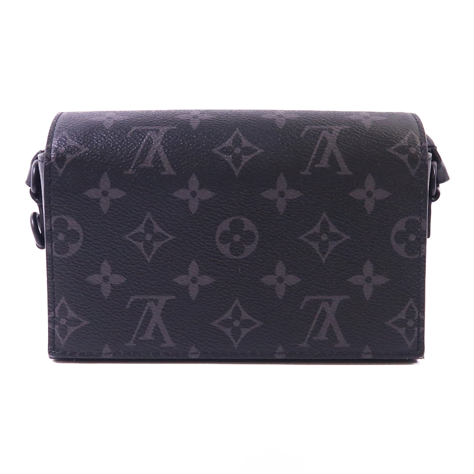 LOUIS VUITTON Monogram Eclipse Steamer Wearable Wallet肩背袋