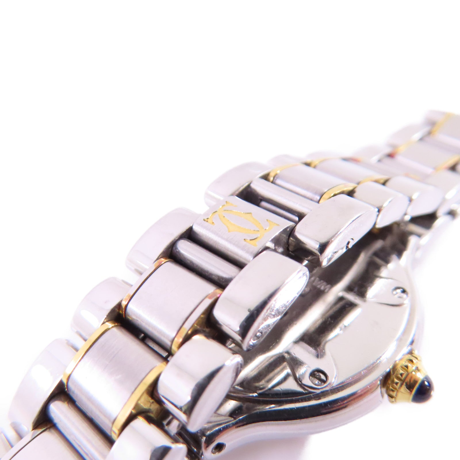 CARTIER 21 Must de Cartier W10073R6 Quartz Watch 18K YG Stainless Steel