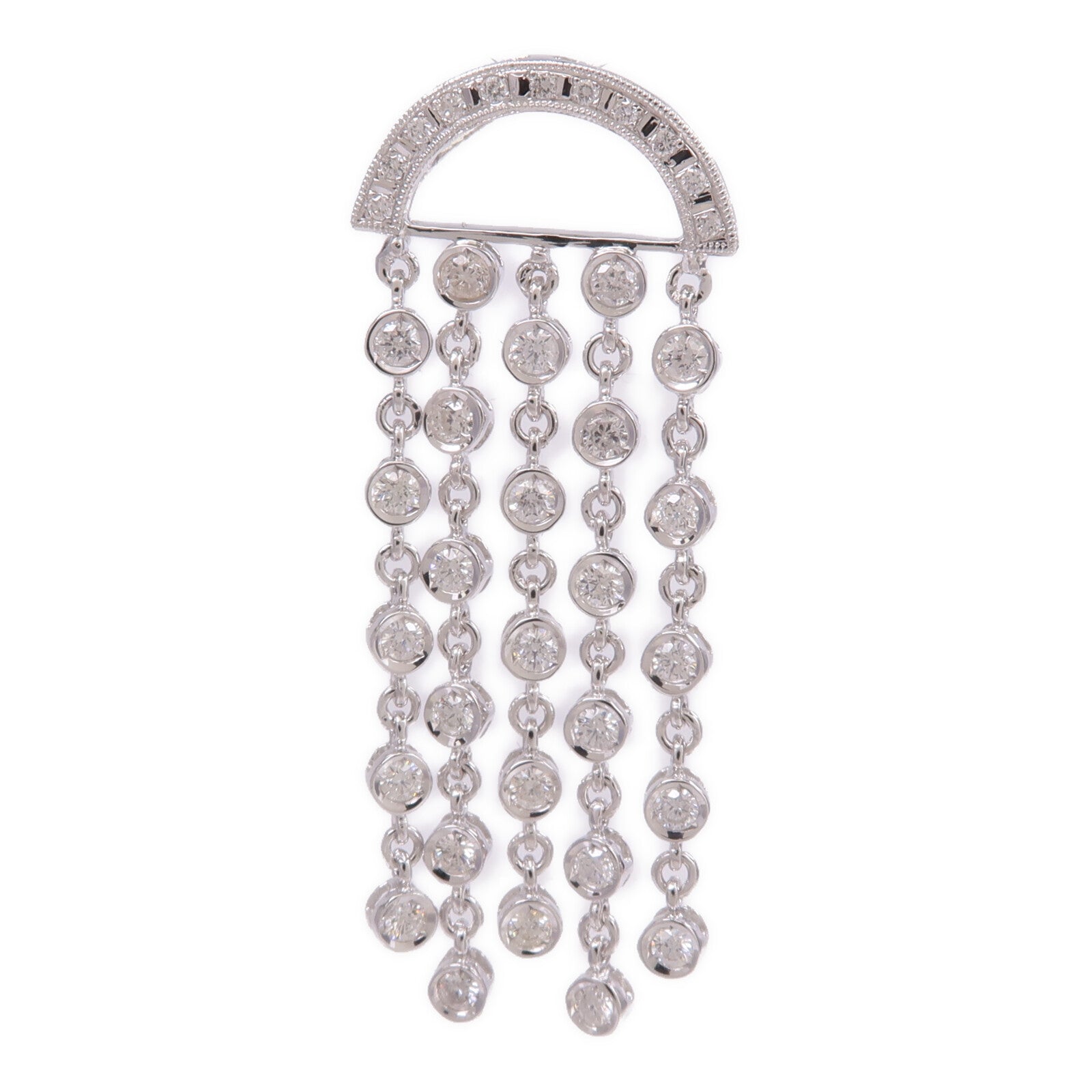 JEWELRY 【激減優惠】18K白金Diamond Pendant Top鑽石吊墜