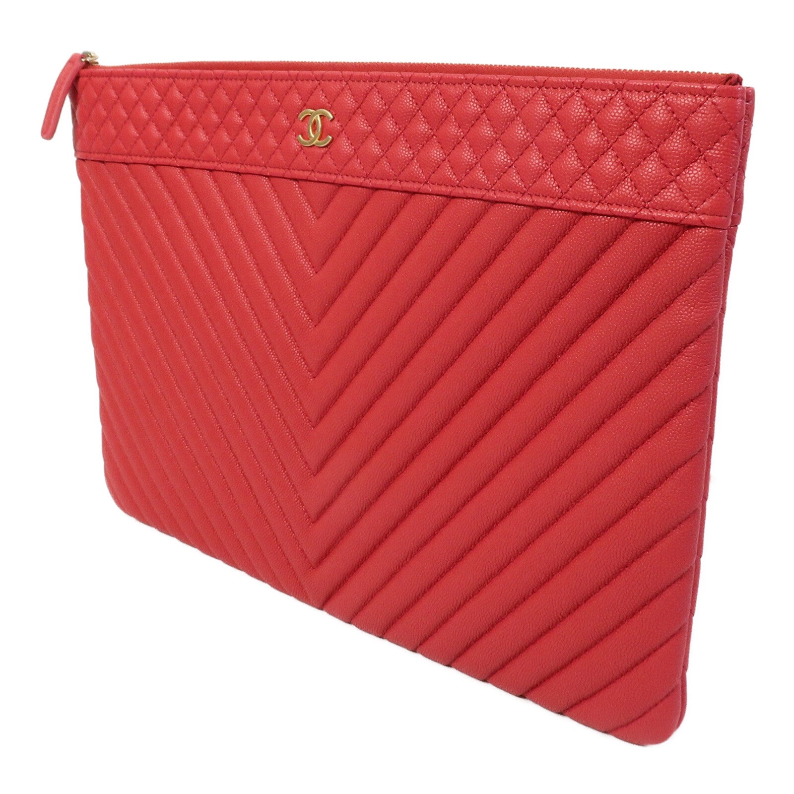 CHANEL 牛皮皮革Clutch手拿包