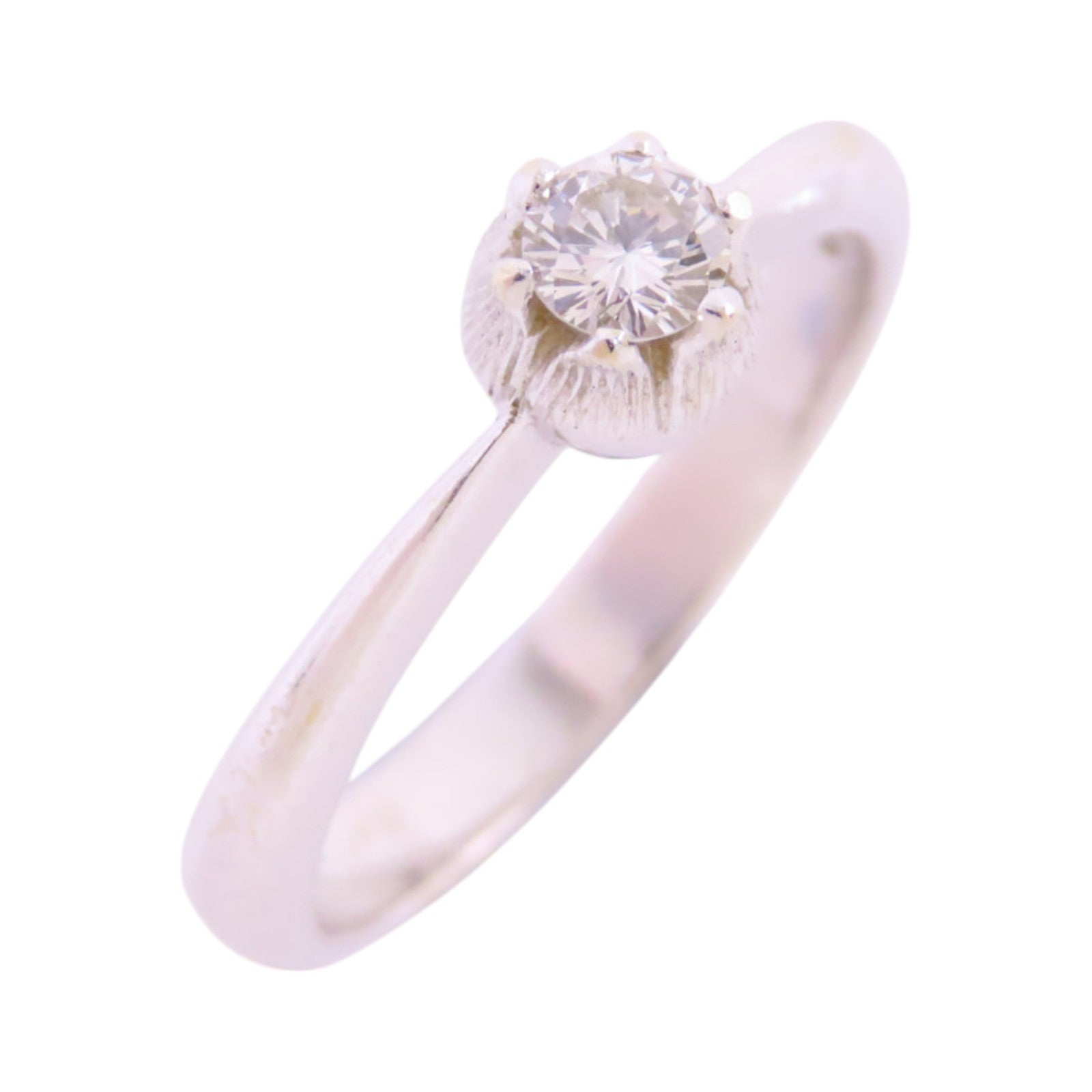 JEWELRY 【激減優惠】18K白金/鑽石Diamond Ring戒指US#5.75