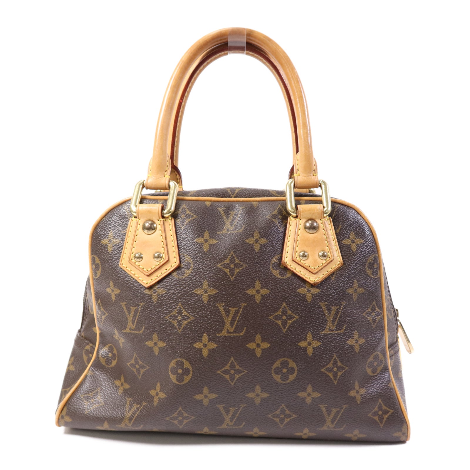 LOUIS VUITTON Monogram Manhattan PM金扣手挽袋