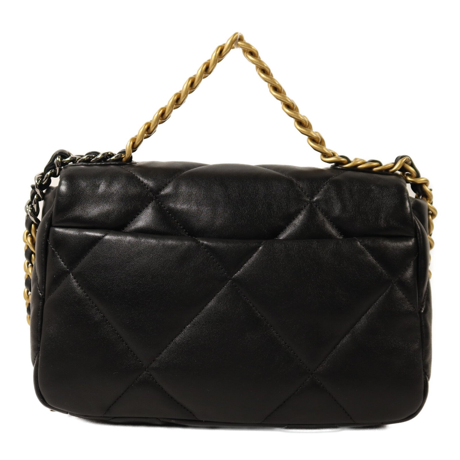 CHANEL 羊皮皮革C19 Small鏈帶肩背袋