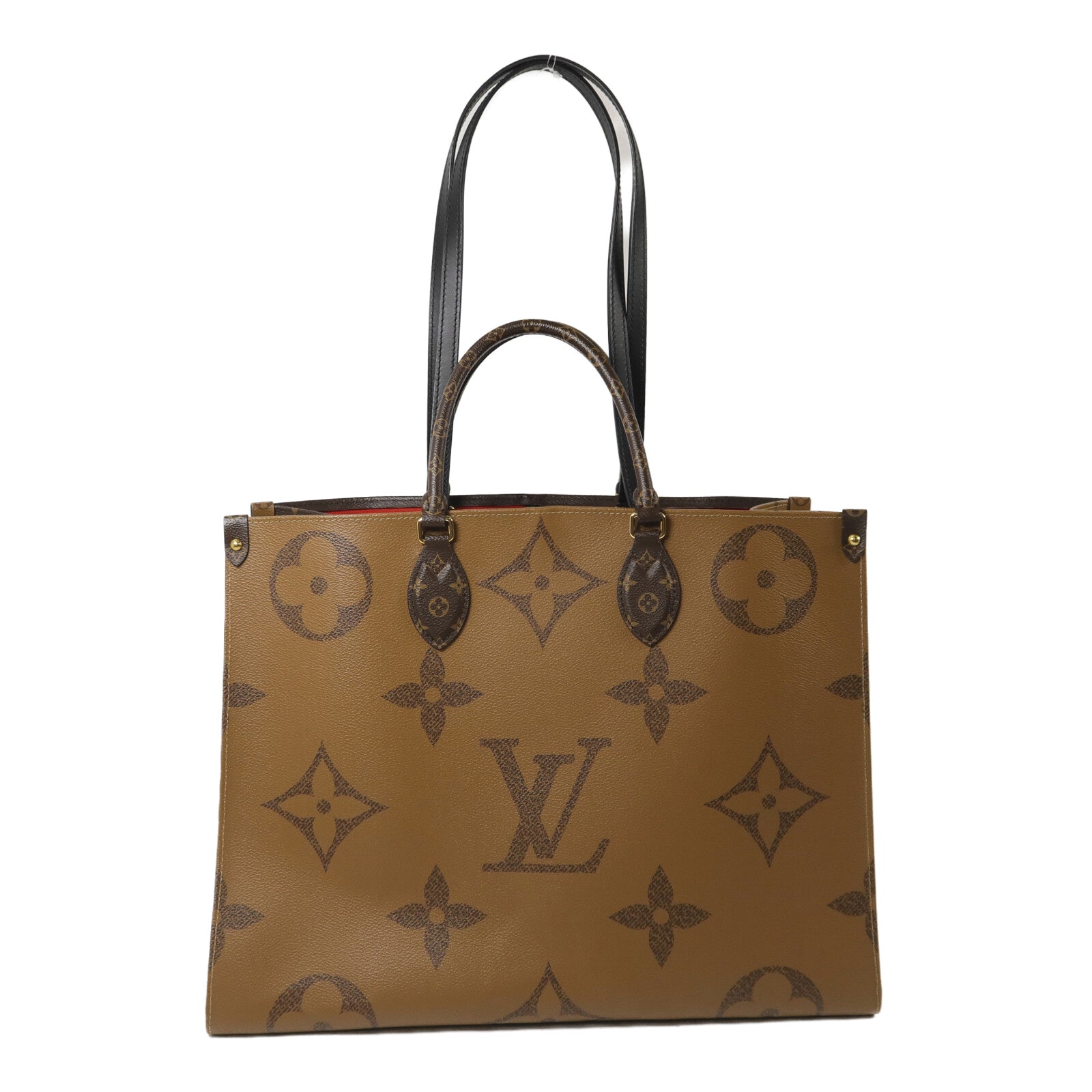 LOUIS VUITTON Monogram Giant/Monogram Reverse On The Go GM手挽肩背兩用袋
