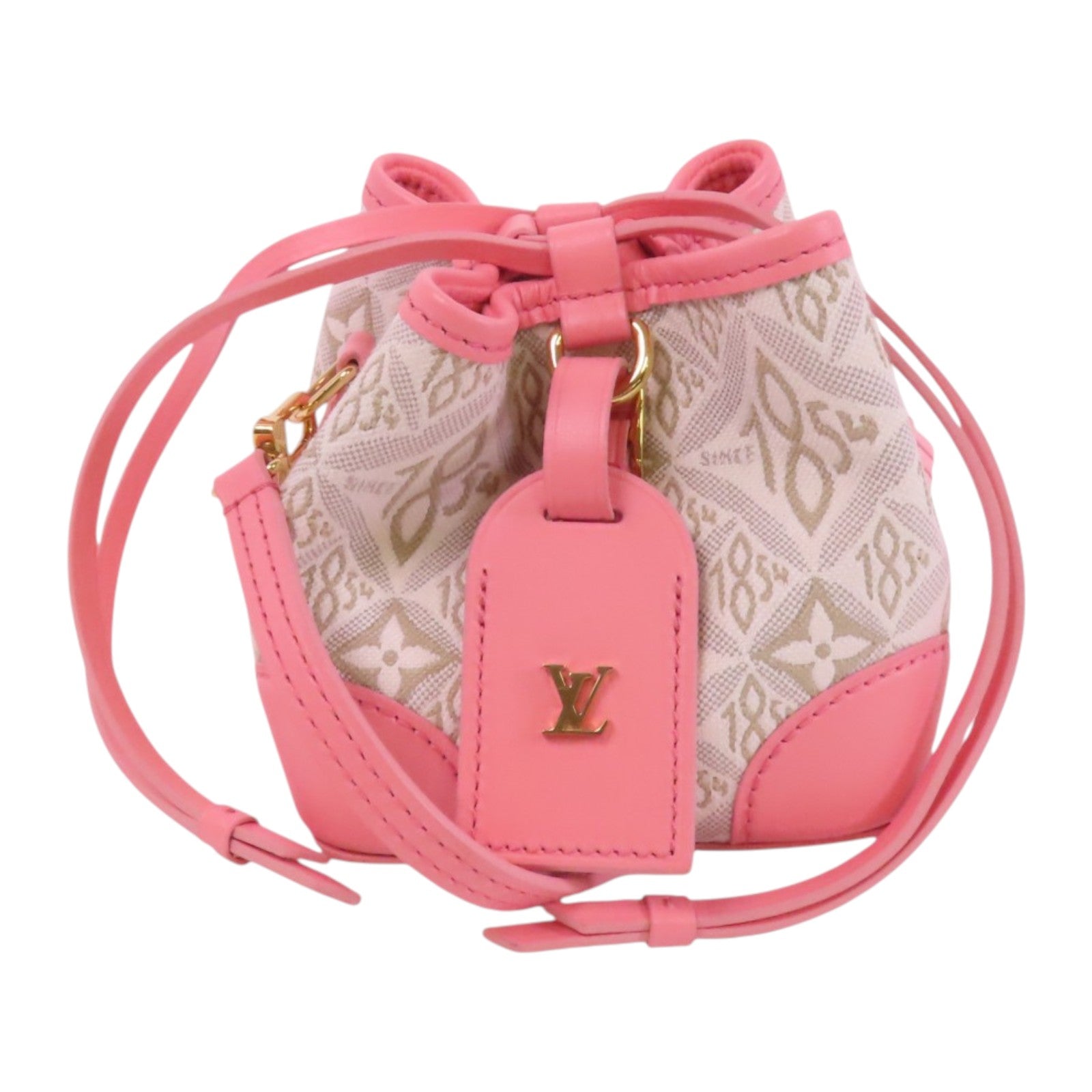 LOUIS VUITTON 1854帆布Noe Purse肩背袋