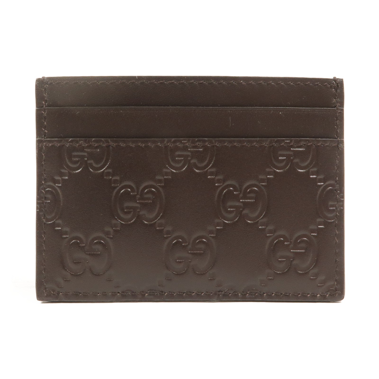 GUCCI 牛皮皮革Signature Card Case卡片套