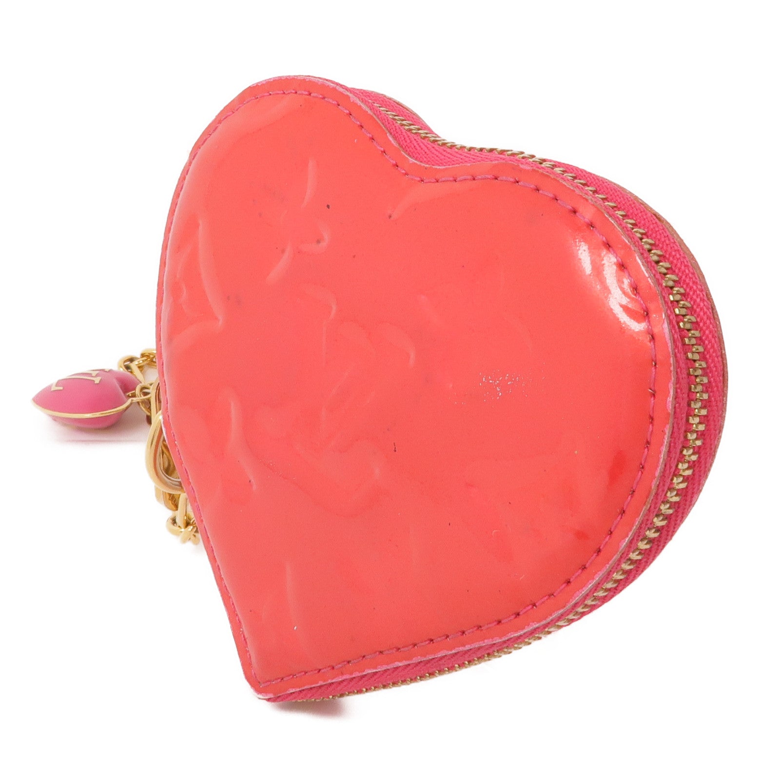 LOUIS VUITTON Vernis Porte Monet-Cool Coin Case金扣零錢包