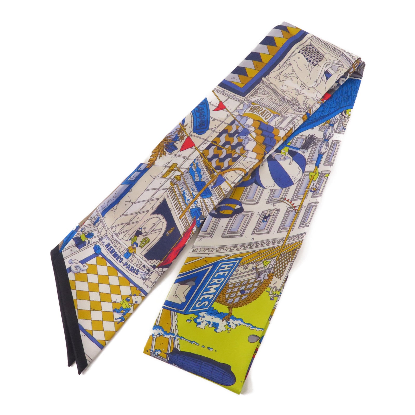 HERMES 絲質Maxi Twilly絲巾