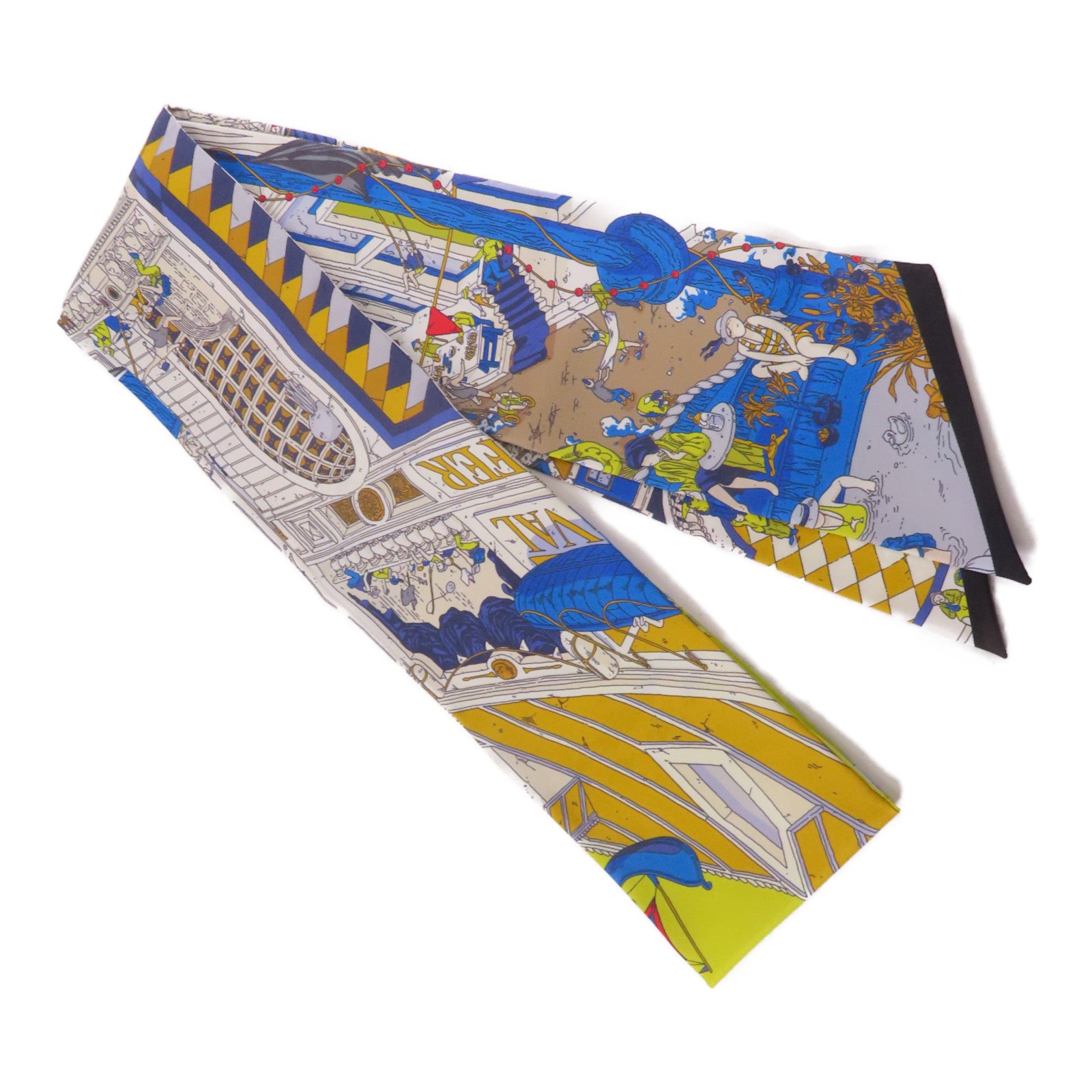 HERMES 絲質Maxi Twilly絲巾