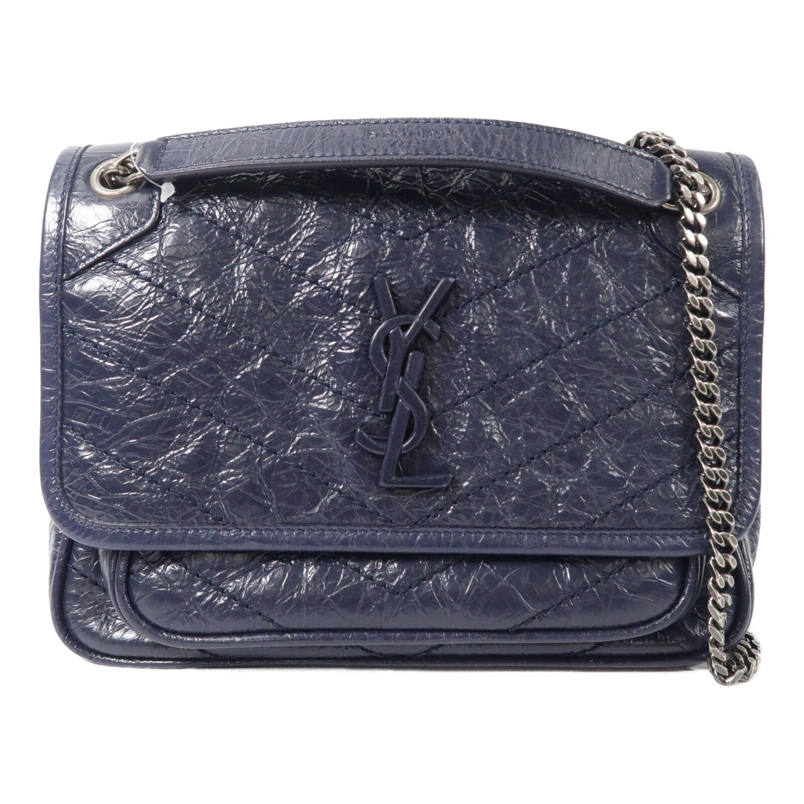 SAINT LAURENT 牛皮皮革Niki Baby鏈帶肩背袋