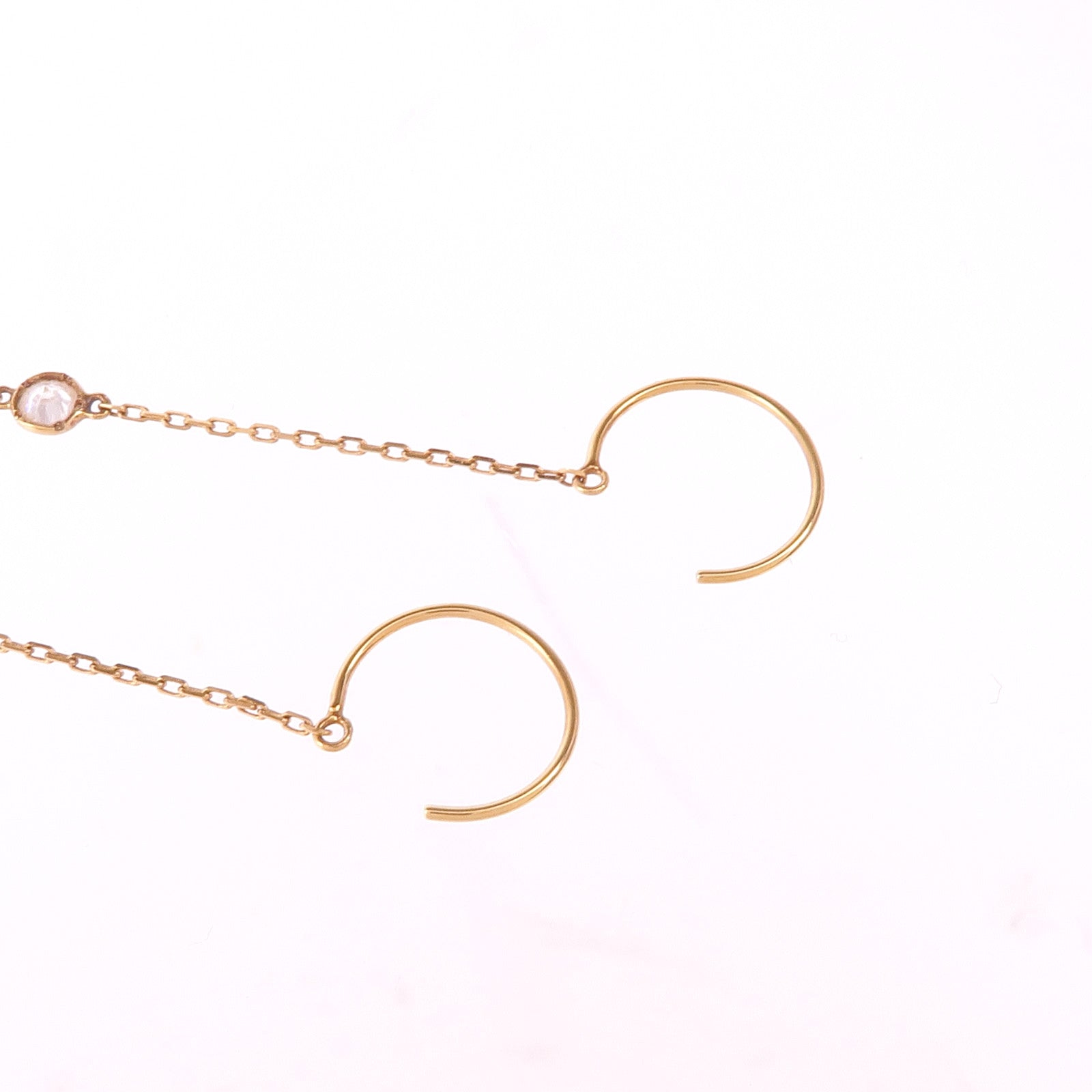 JEWELRY 18K玫瑰金Diamond Earrings鑽石耳環