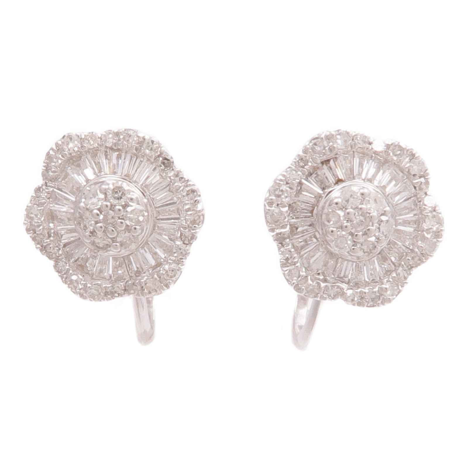 JEWELRY 18K白金Diamond Earrings鑽石耳環