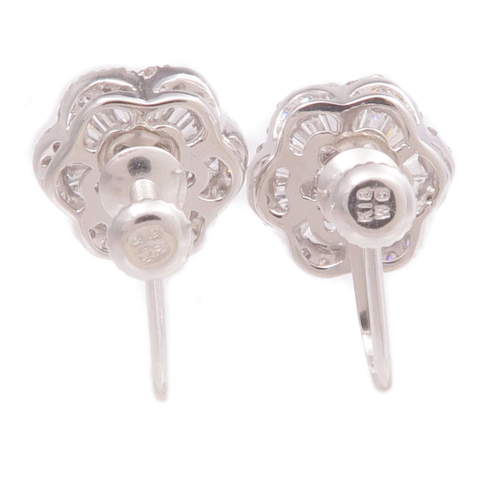 JEWELRY 18K白金Diamond Earrings鑽石耳環