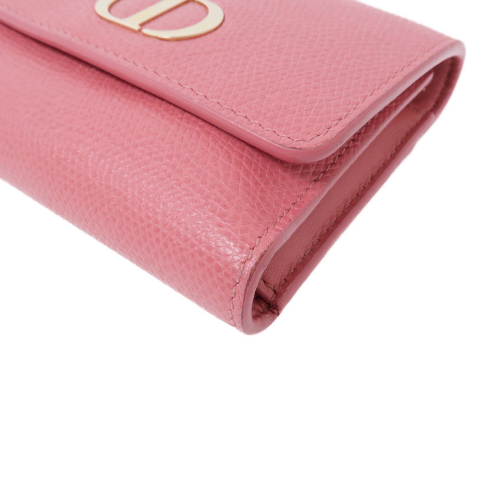 Dior 牛皮皮革Wallet金扣錢包