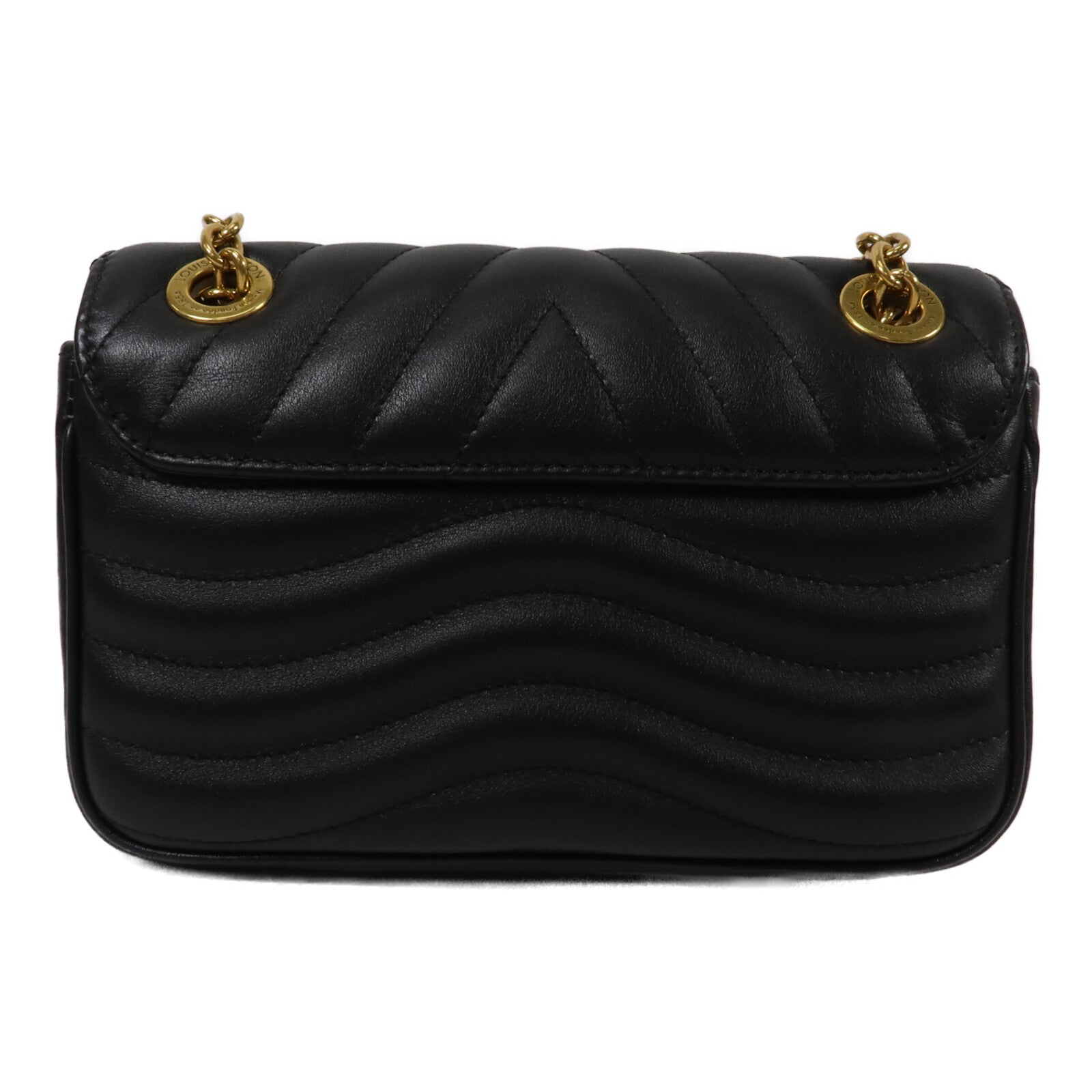 LOUIS VUITTON 牛皮皮革New Wave Chain Bag PM鏈帶肩背袋