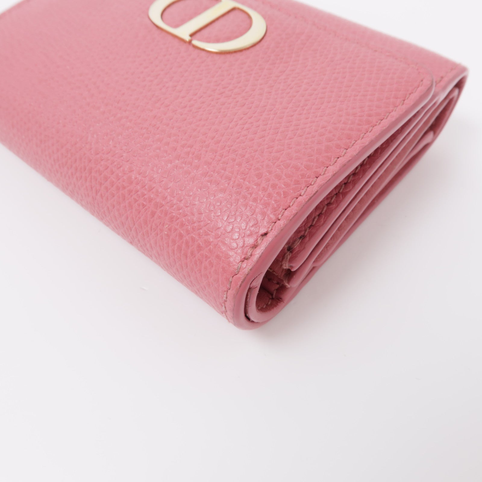 Dior 牛皮皮革Wallet金扣錢包