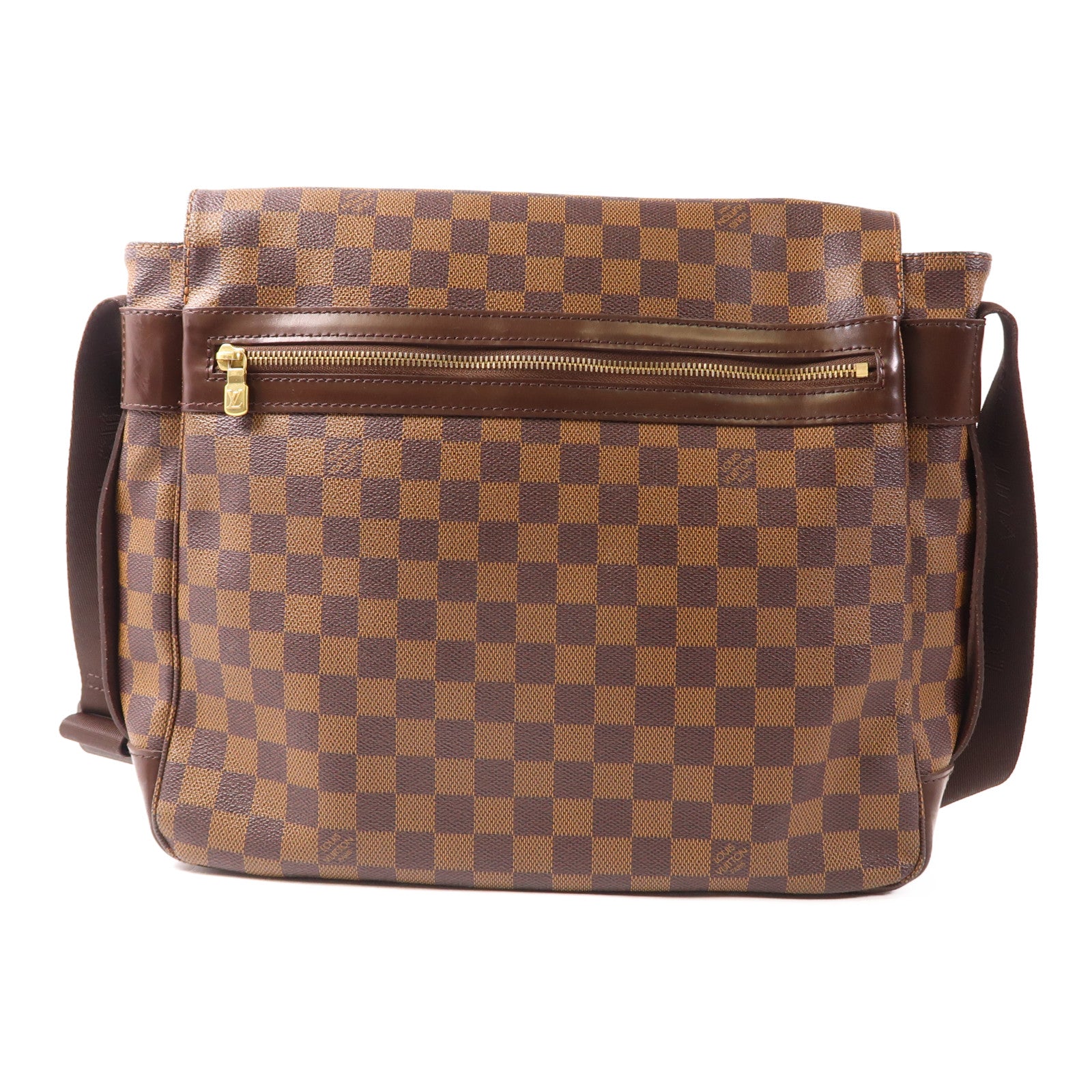 LOUIS VUITTON Damier Bastille金扣肩背袋