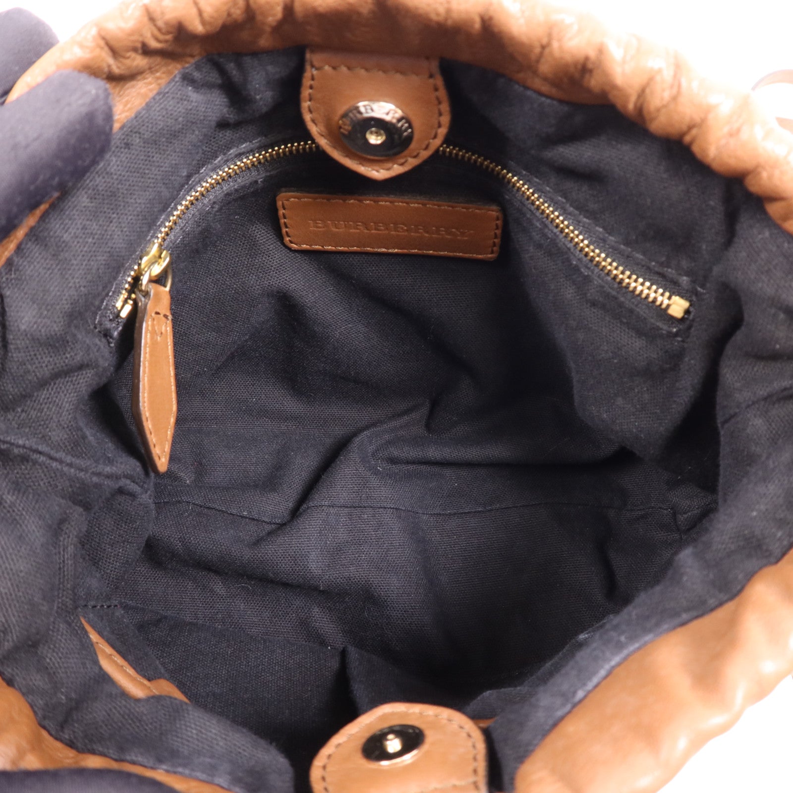 BURBERRY 牛皮皮革Shoulder Bag金扣肩背袋