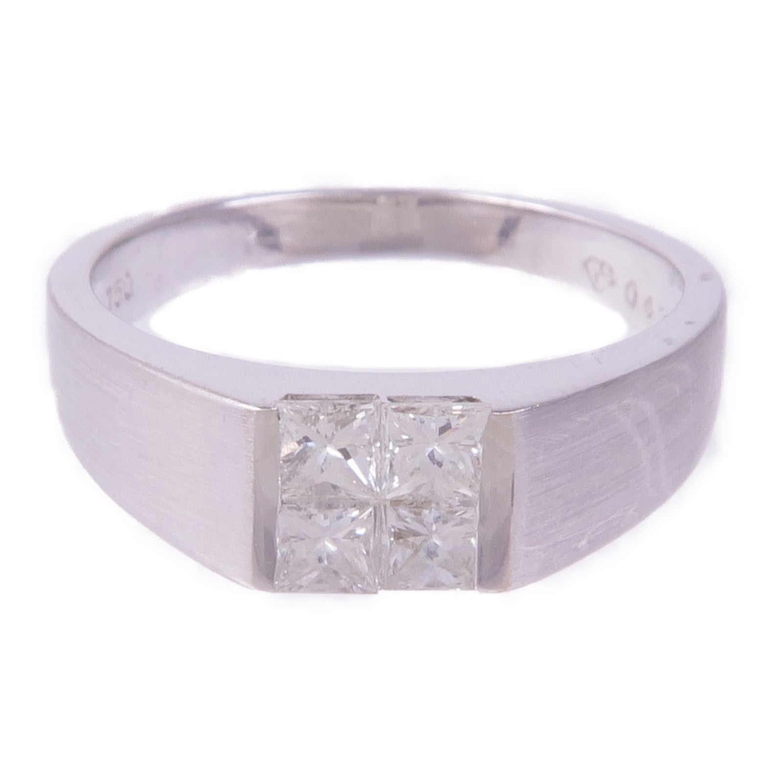 JEWELRY 【激減優惠】18K白金Diamond Ring鑽石戒指US#5.75