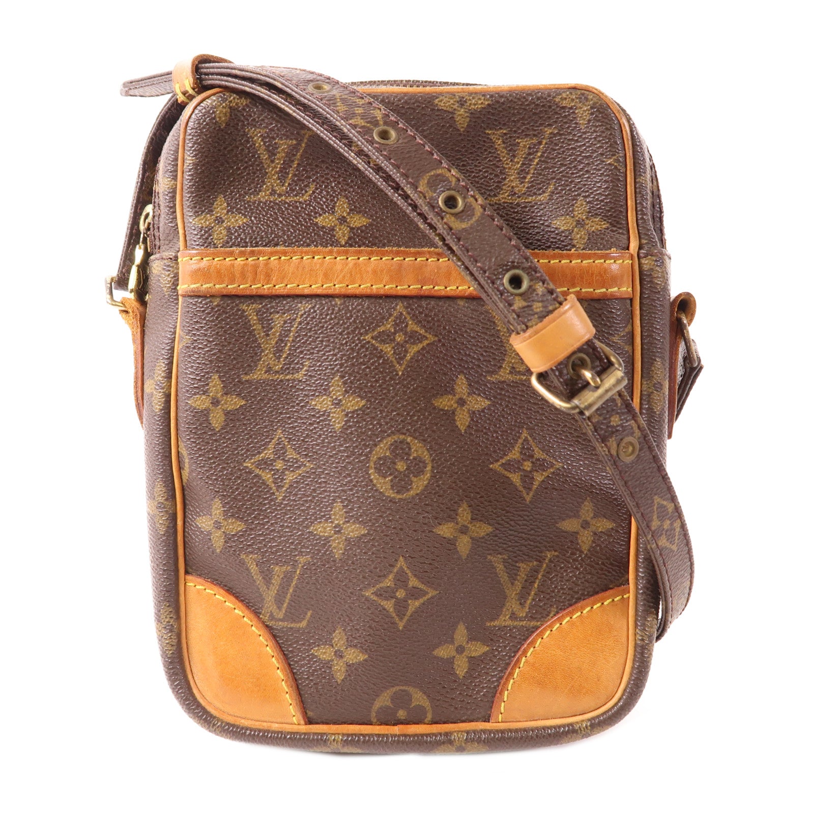 LOUIS VUITTON Monogram Danube金扣肩背袋