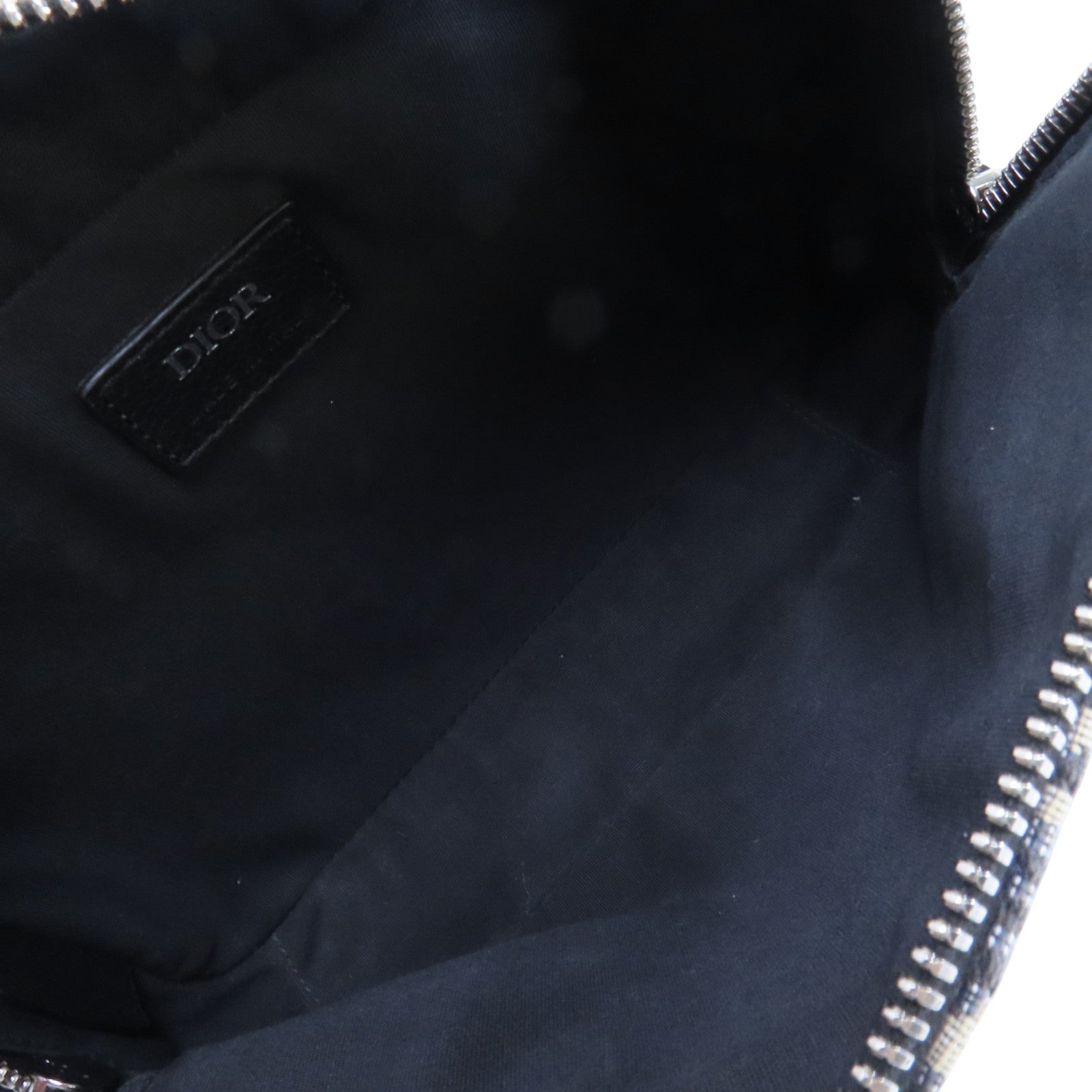 Dior Oblique帆布Safari Oblique銀扣肩背袋