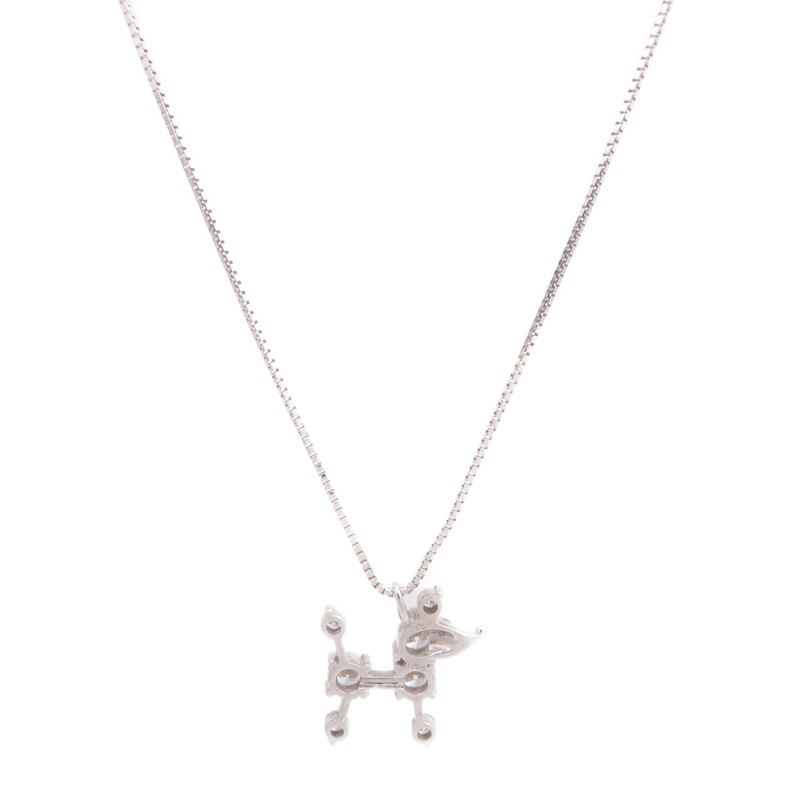 Ponte Vecchio 18K白金Diamond Necklace鑽石項鍊