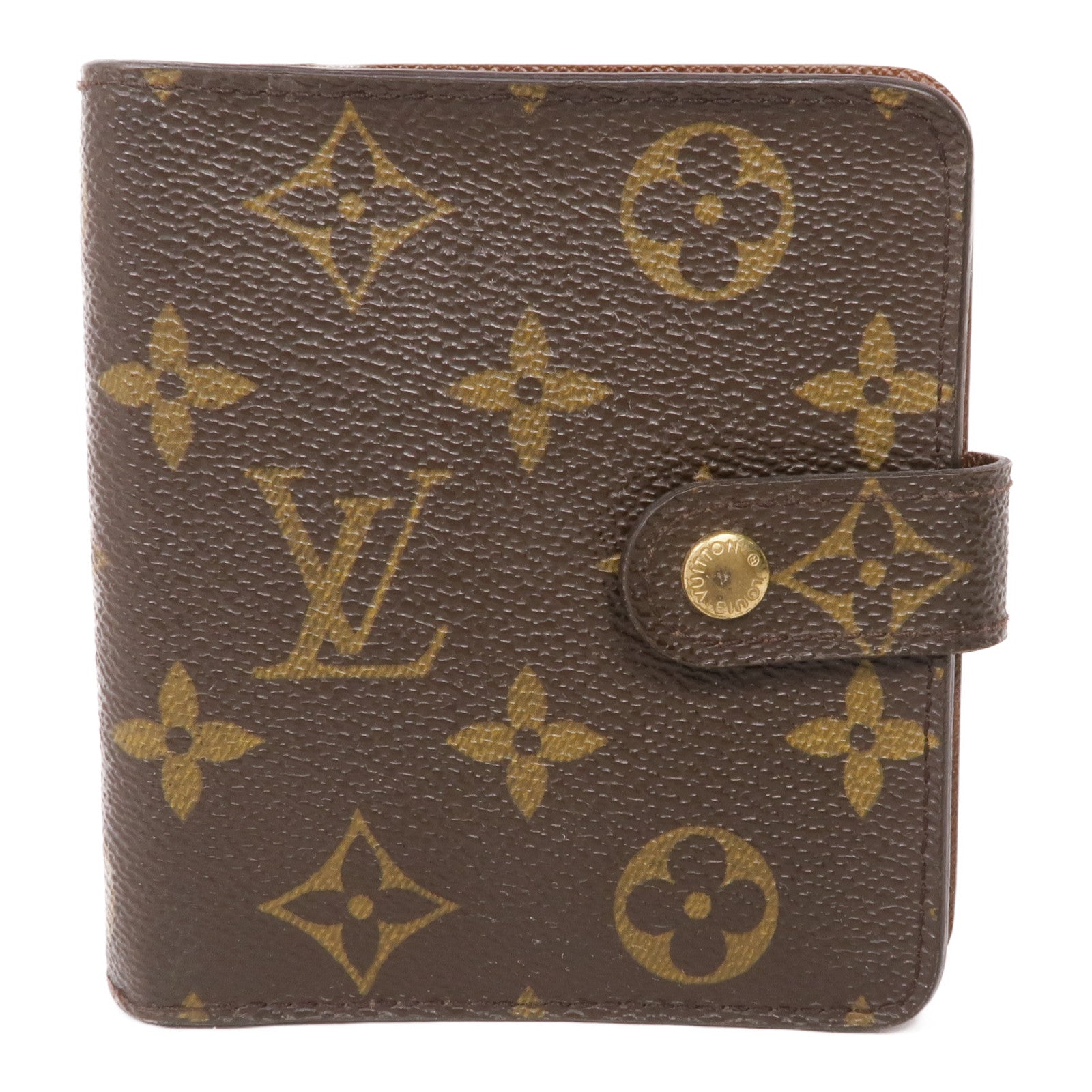 LOUIS VUITTON Monogram Wallet金扣錢包