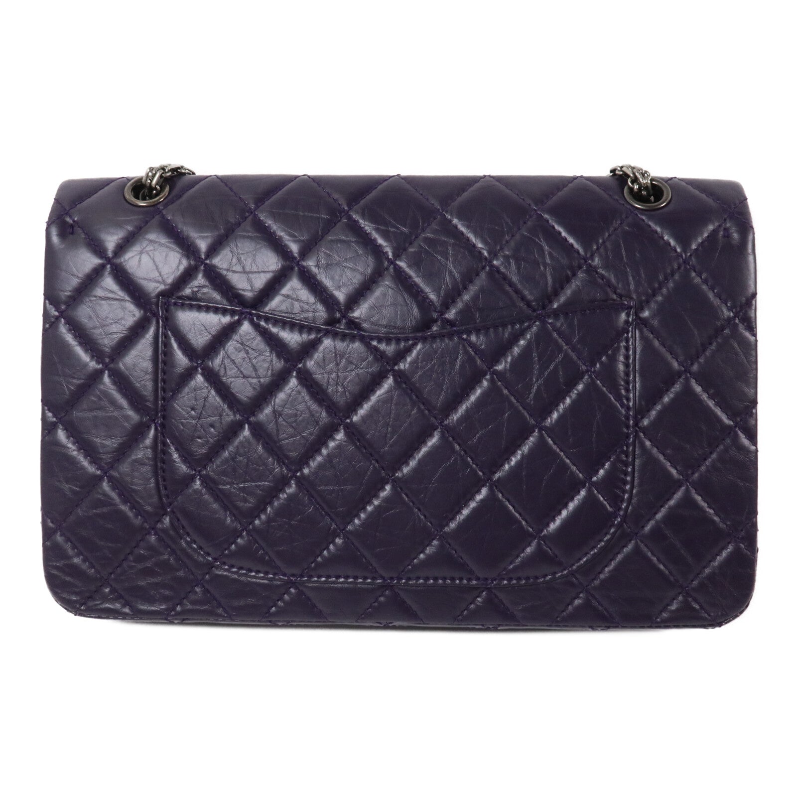 CHANEL 牛皮皮革2.55 Large鏈帶肩背袋