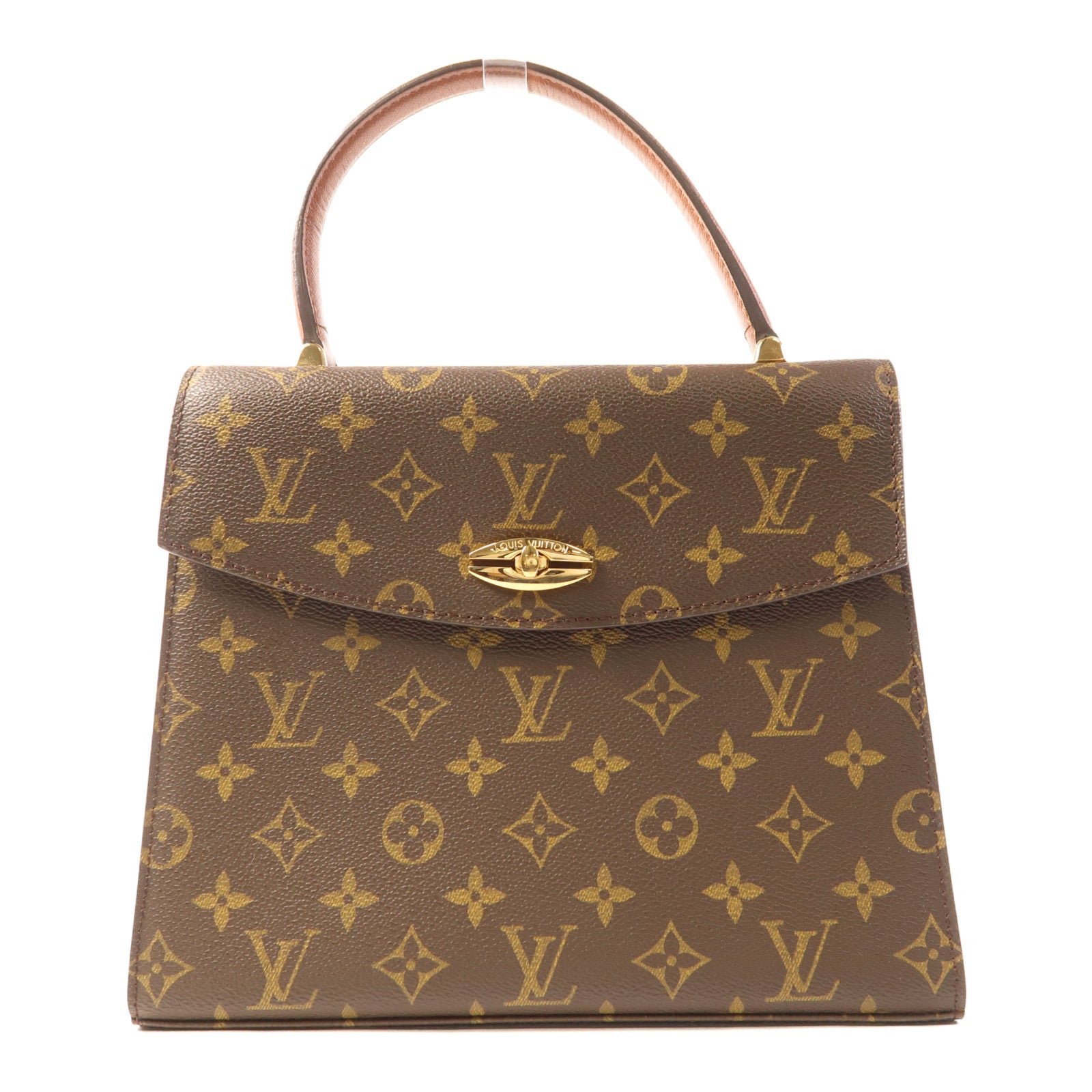 LOUIS VUITTON Monogram Malesherbes金扣手挽袋