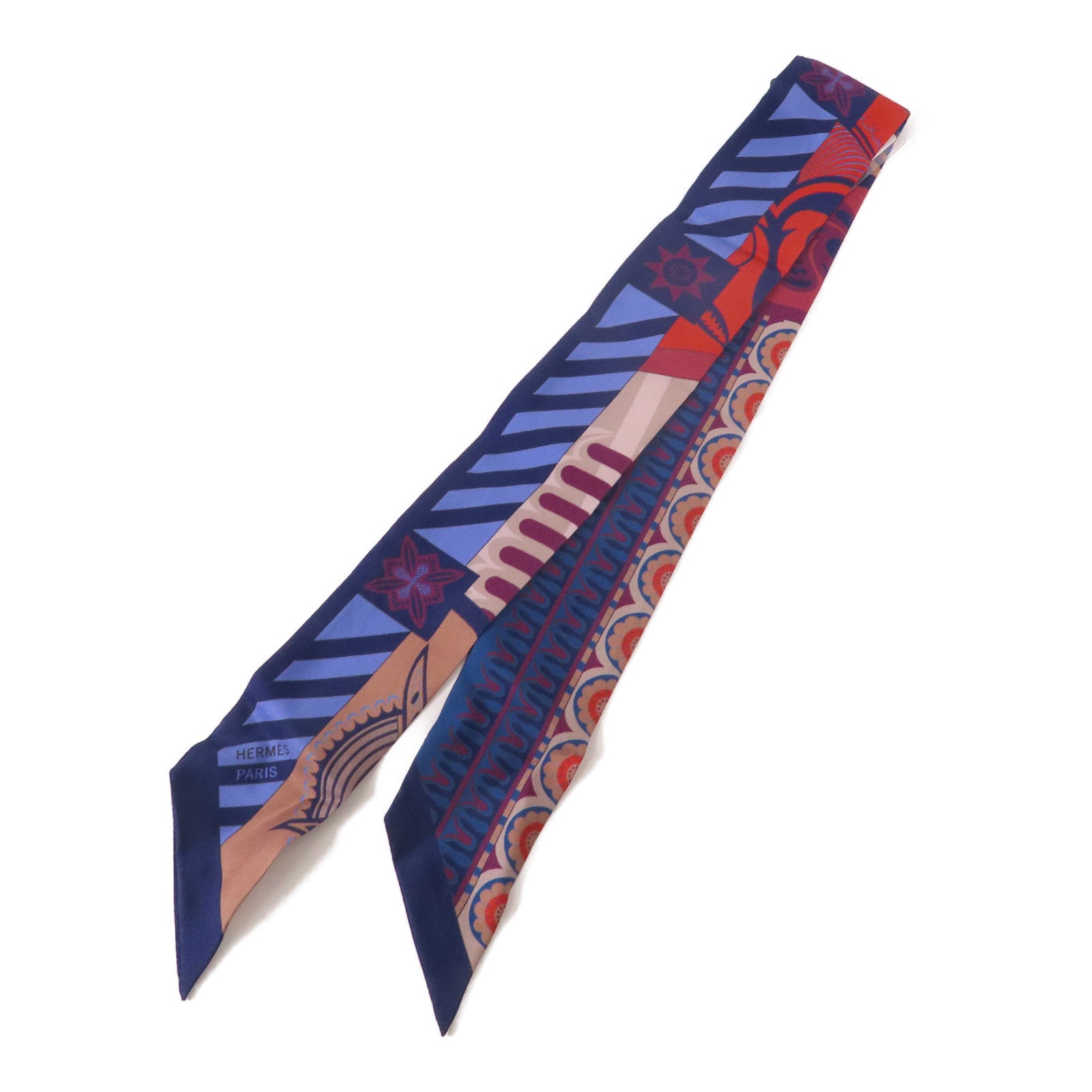 HERMES 絲質Twilly絲巾