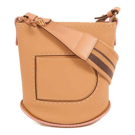 Delvaux 牛皮皮革Pin Mini Bucket手挽肩背兩用袋