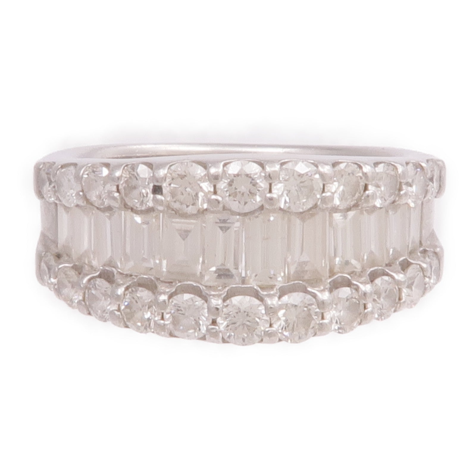 JEWELRY 【激減優惠】PT900鉑金Diamond Ring鑽石戒指US#5.25