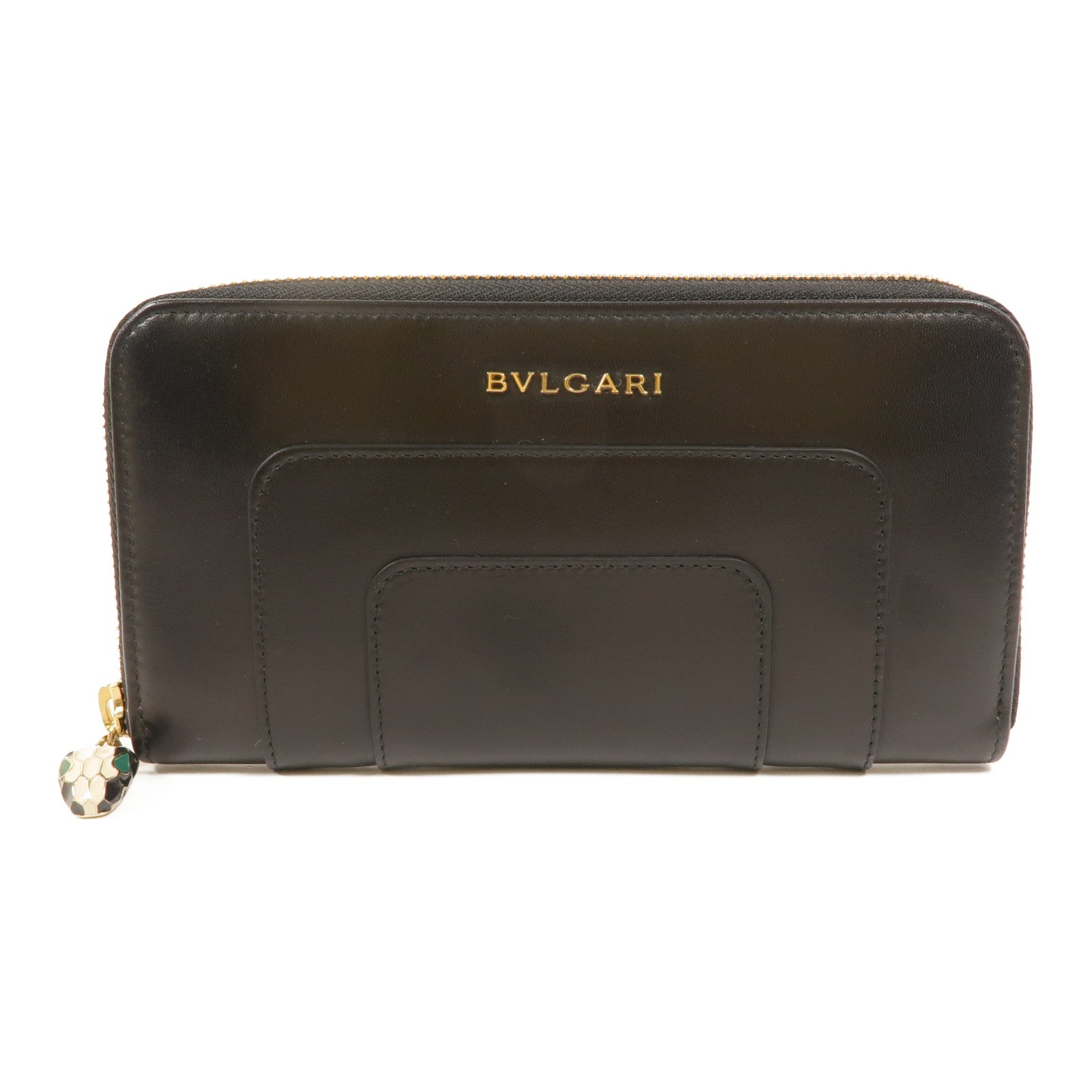 BVLGARI 牛皮皮革Long Wallet長錢包